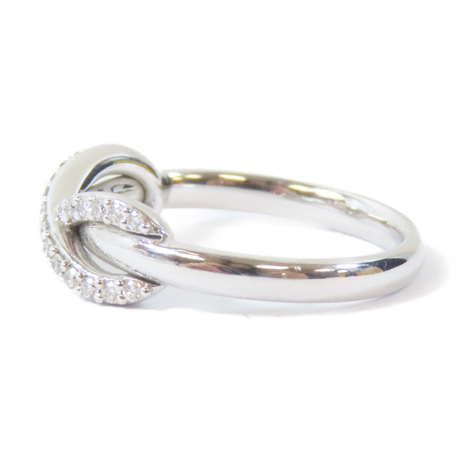 TIFFANY＆CO 【激減優惠】18K白金Infinity Diamond Ring戒指US#4.75