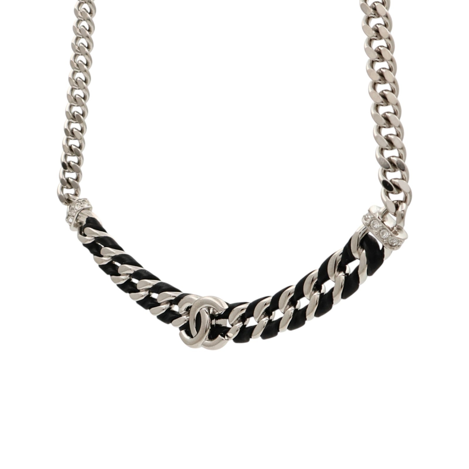 CHANEL 羊皮皮革/金屬Necklace項鍊
