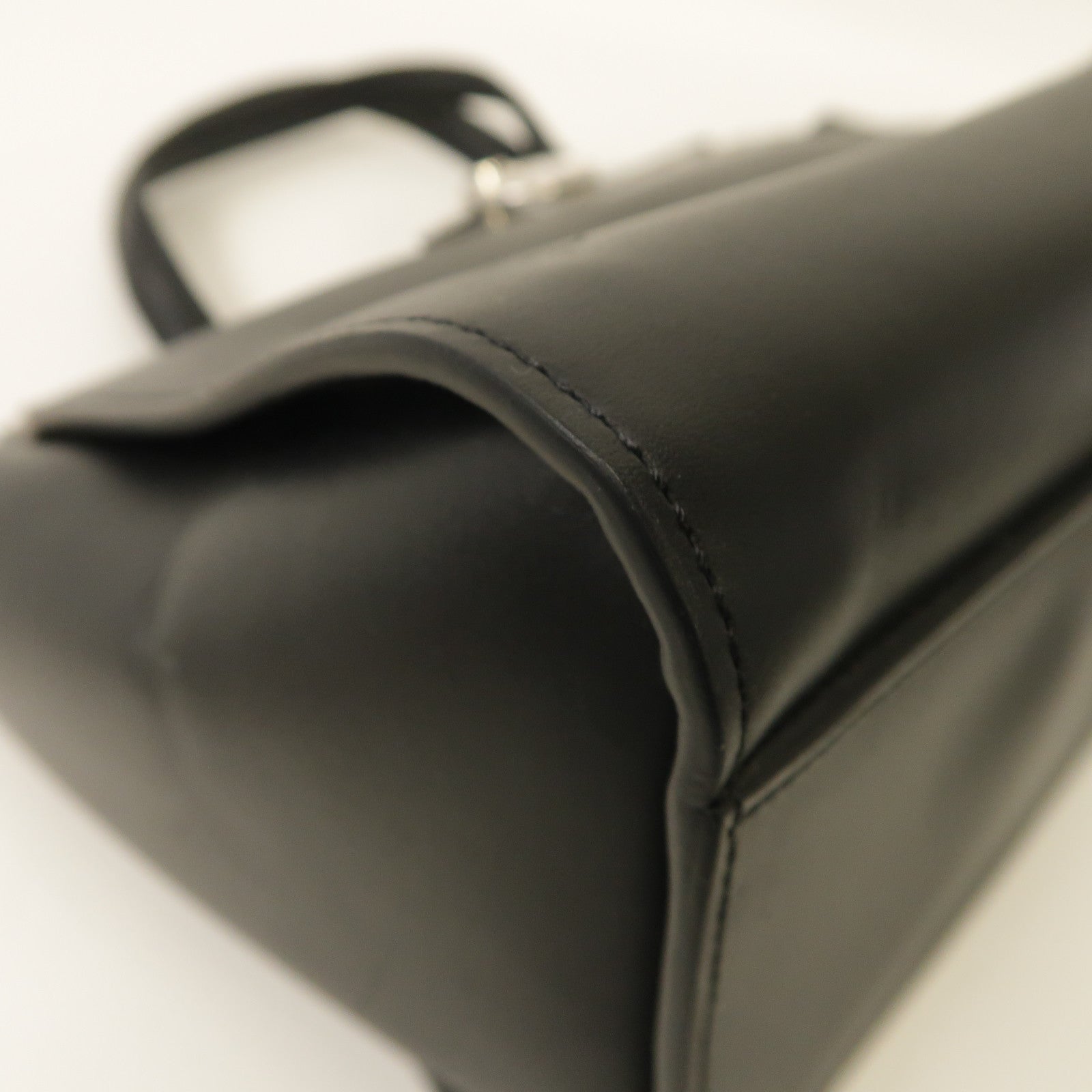 MULBERRY 牛皮皮革2Way Shoulder銀扣手挽肩背兩用袋黑色