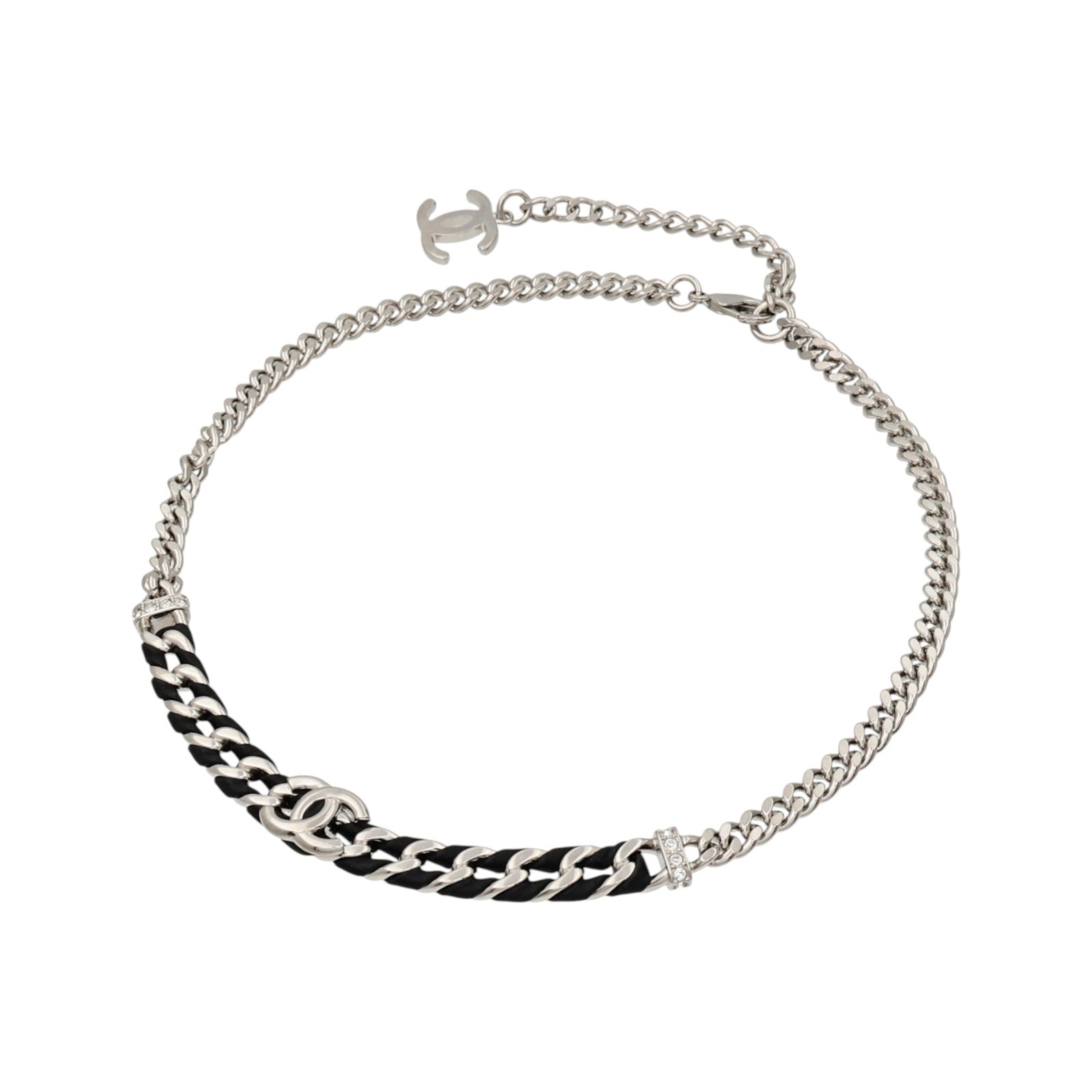 CHANEL 羊皮皮革/金屬Necklace項鍊