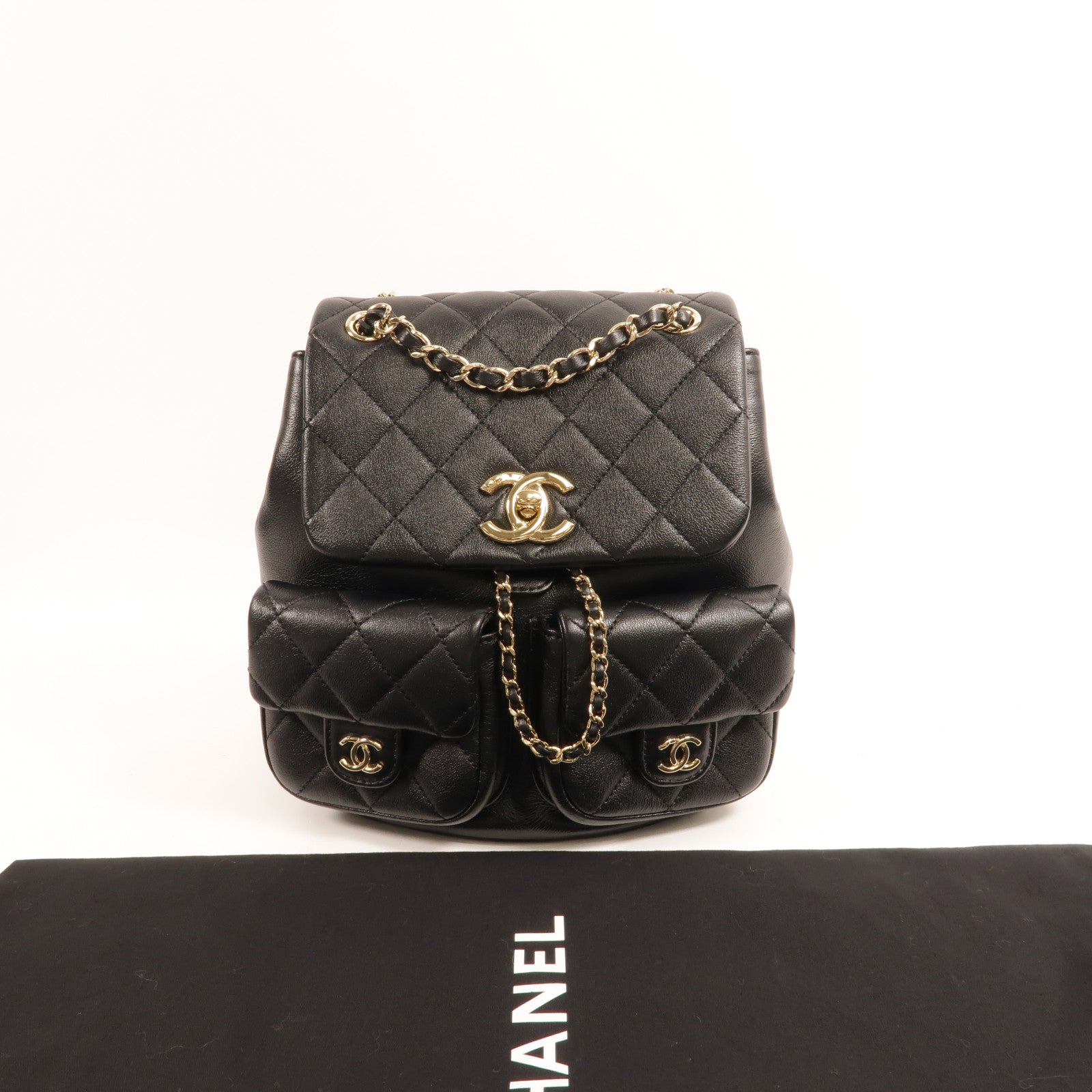 CHANEL 牛皮皮革Small Duma Backpack背包