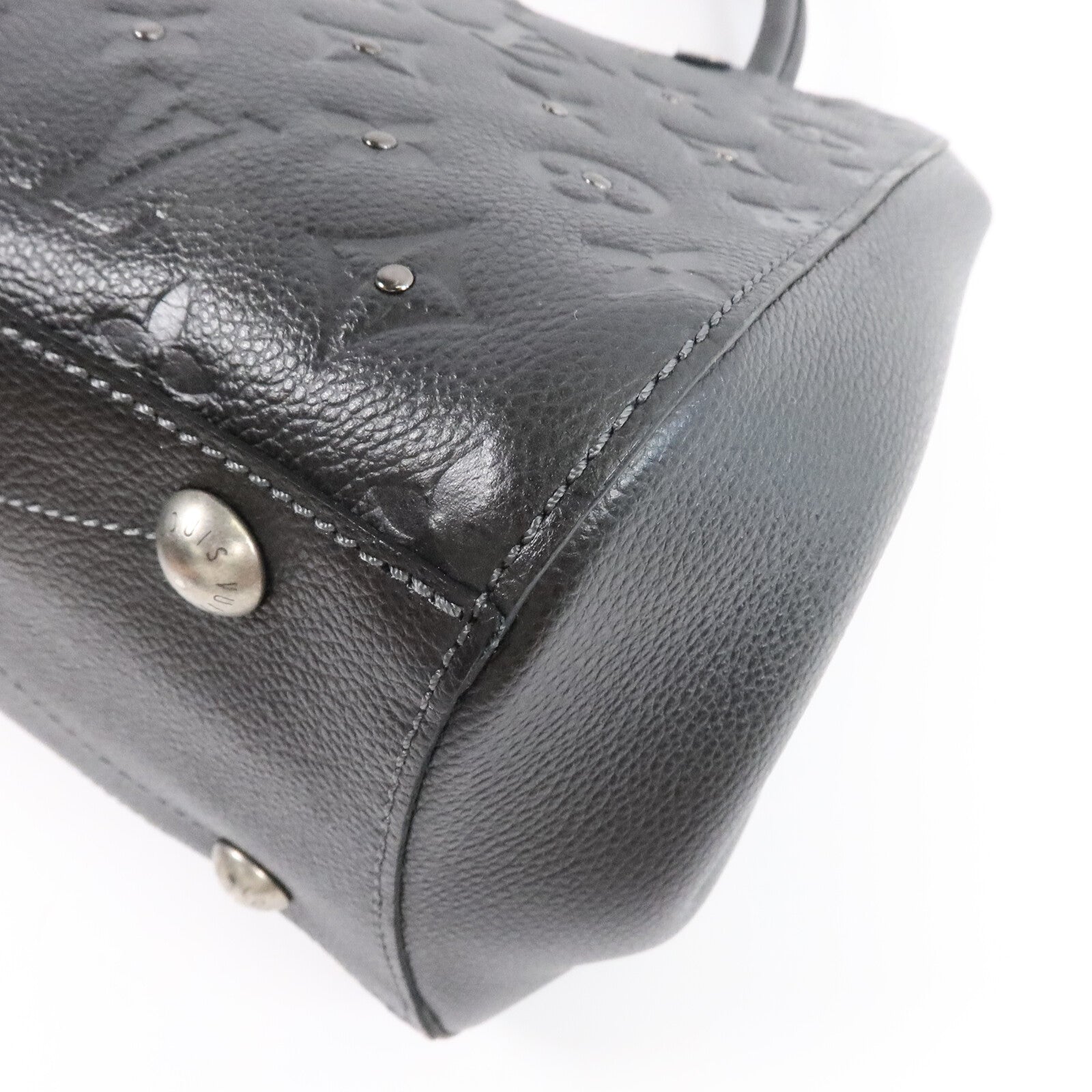 LOUIS VUITTON Monogram Empreinte Montaigne BB手挽肩背兩用袋