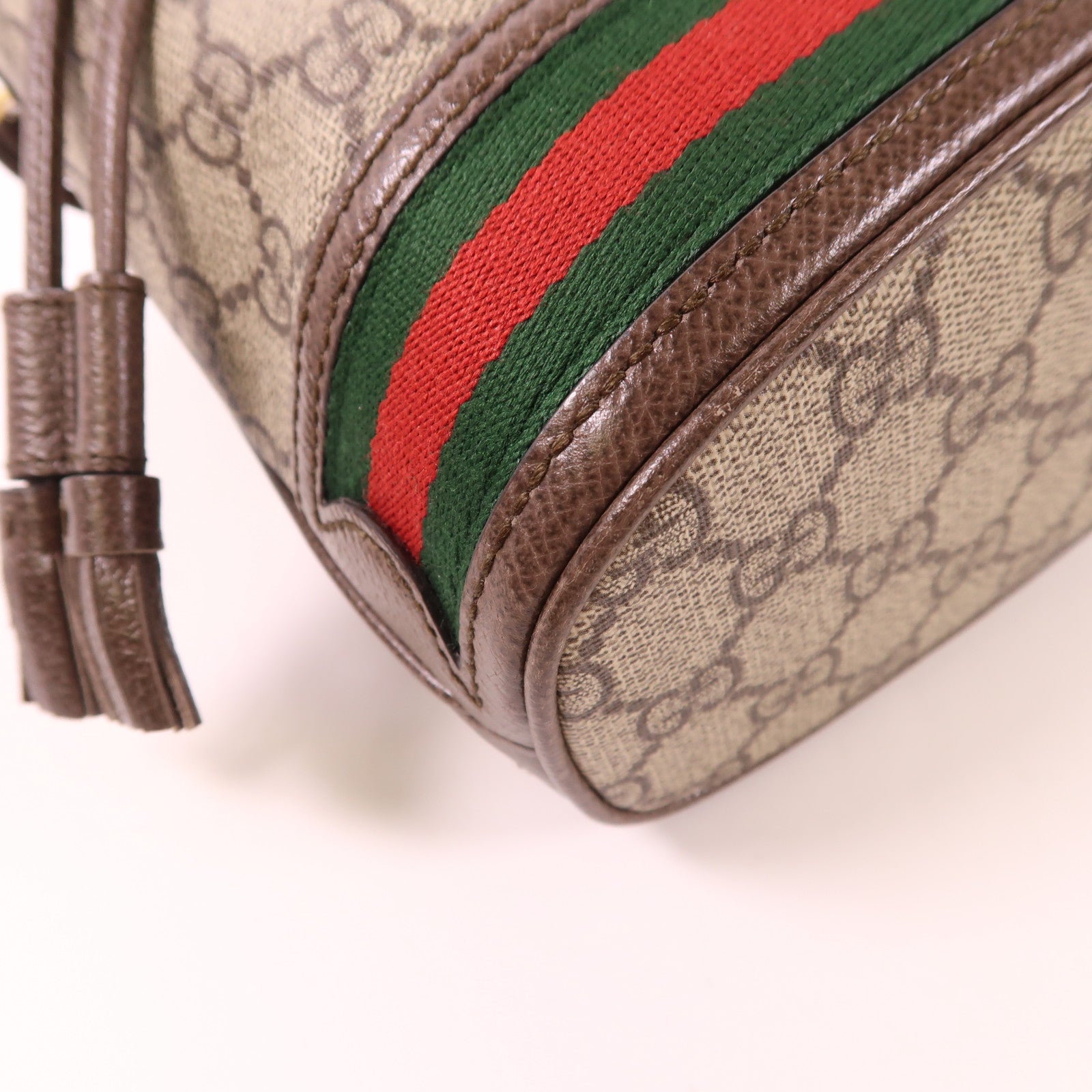 GUCCI 塗層帆布Ophidia Bucket Bag肩背袋
