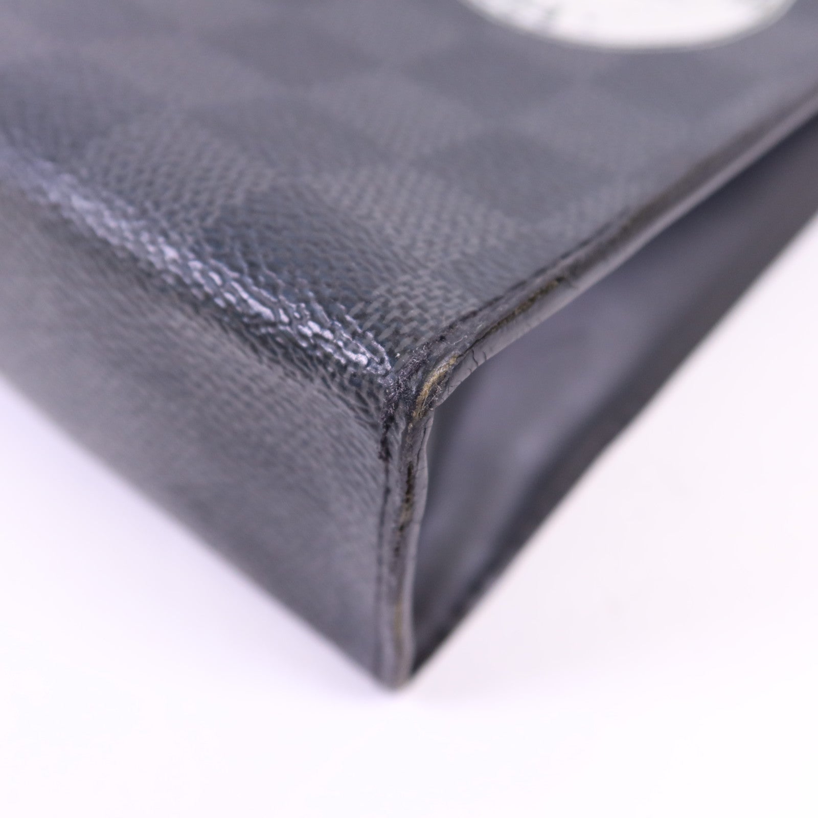 LOUIS VUITTON Damier Graphite Pochette Voyage MM銀扣手拿包