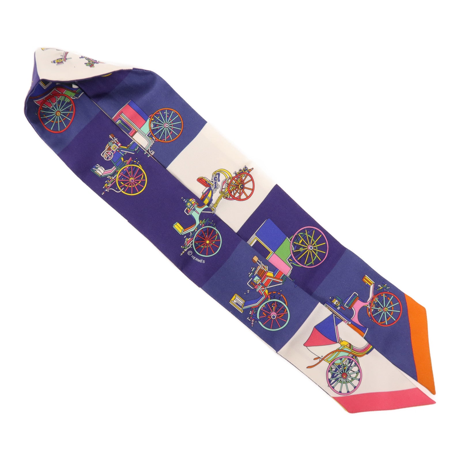 HERMES 絲質Twilly絲巾
