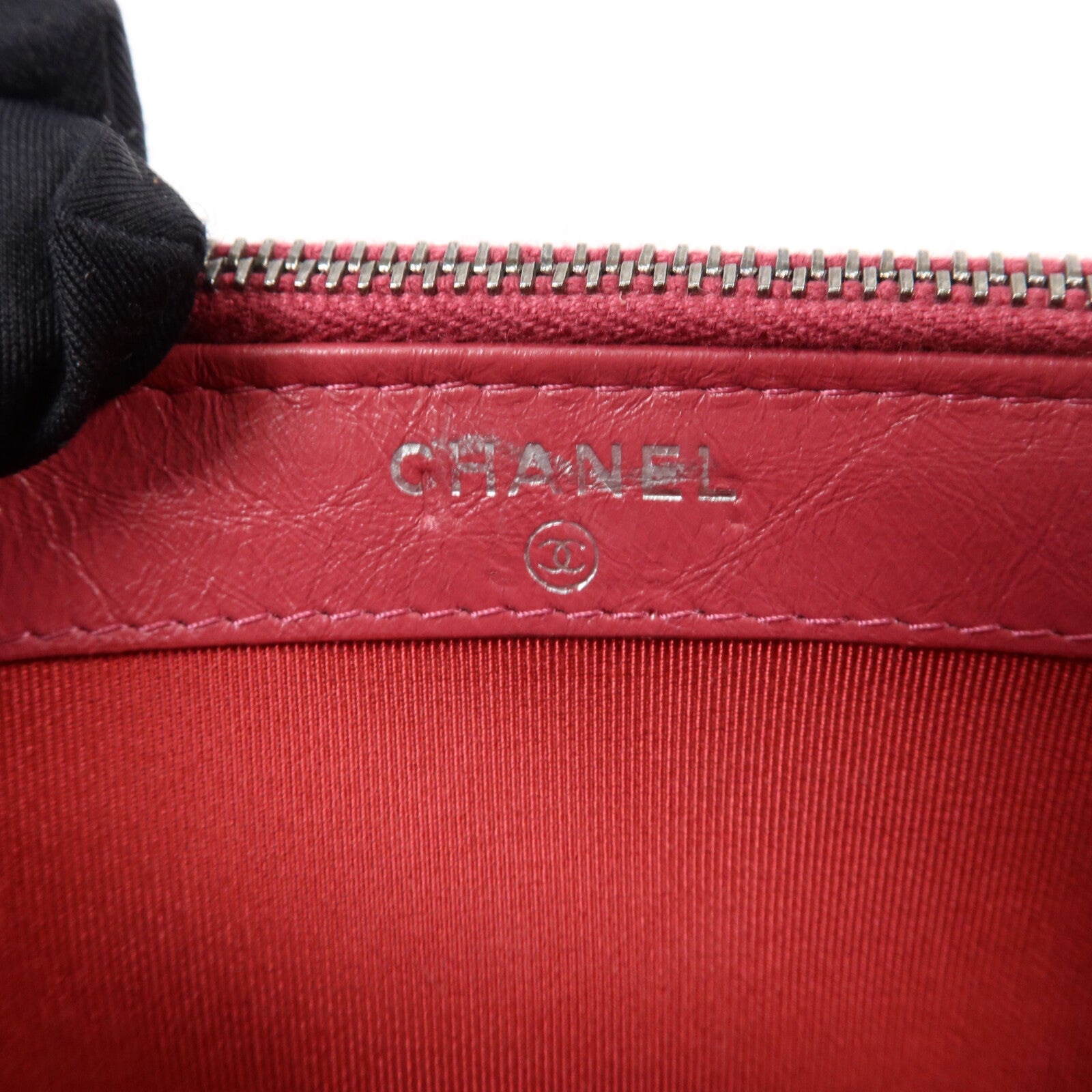 CHANEL 羊皮皮革Gabrielle Woc鏈帶肩背袋