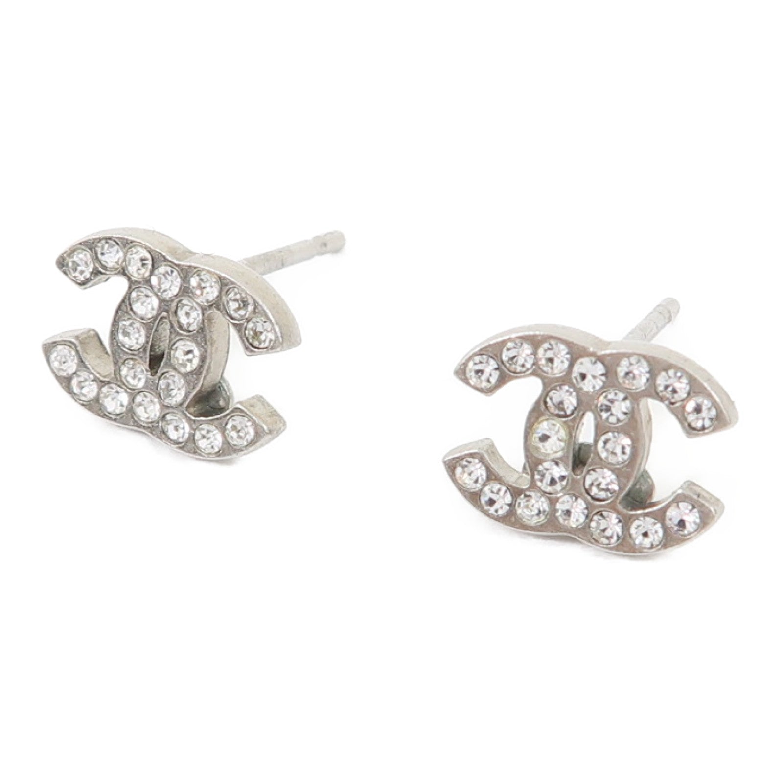 CHANEL 金屬Earrings耳環銀色