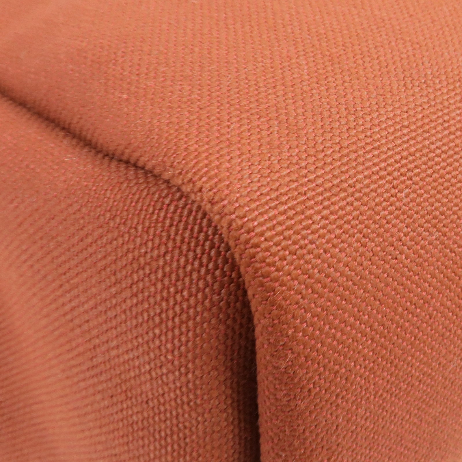 HERMES 帆布Herbag PM銀扣手挽肩背兩用袋Rouge H