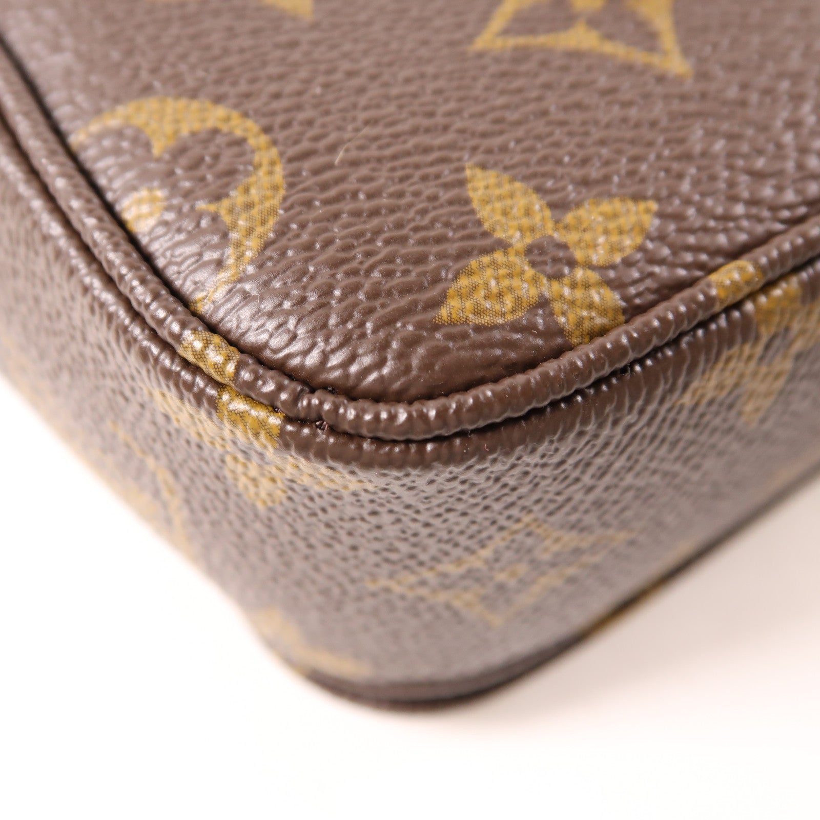 LOUIS VUITTON Monogram Marceau金扣鏈帶肩背袋棕色