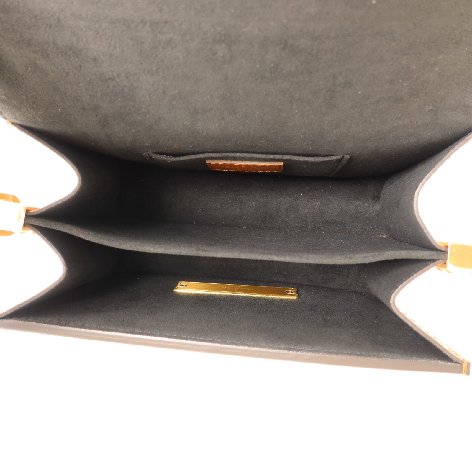 LOUIS VUITTON Monogram Reverse Mini Dauphine金扣肩背袋