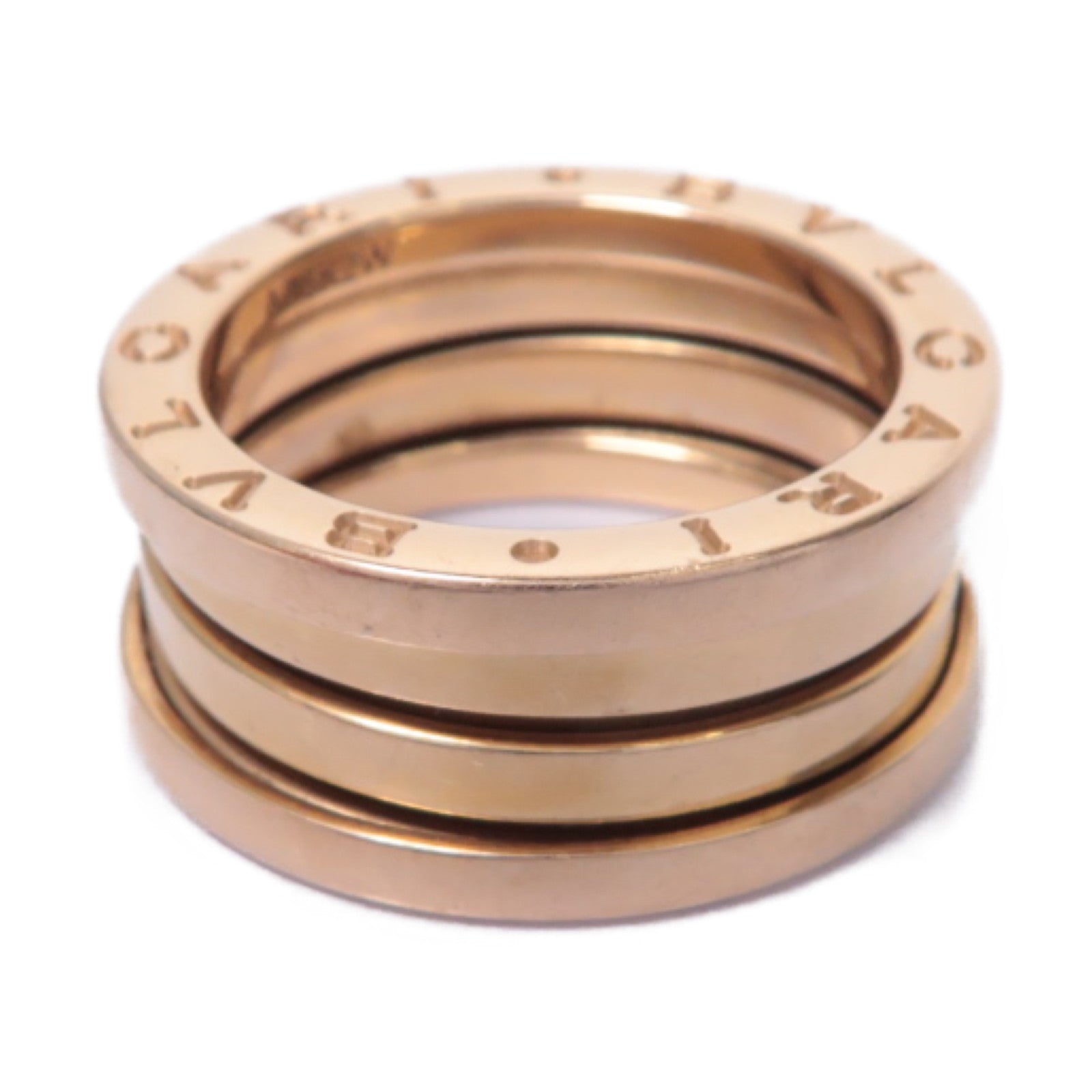 BVLGARI 【激減優惠】18K玫瑰金B.zero1戒指Bvlgari#52/US#6