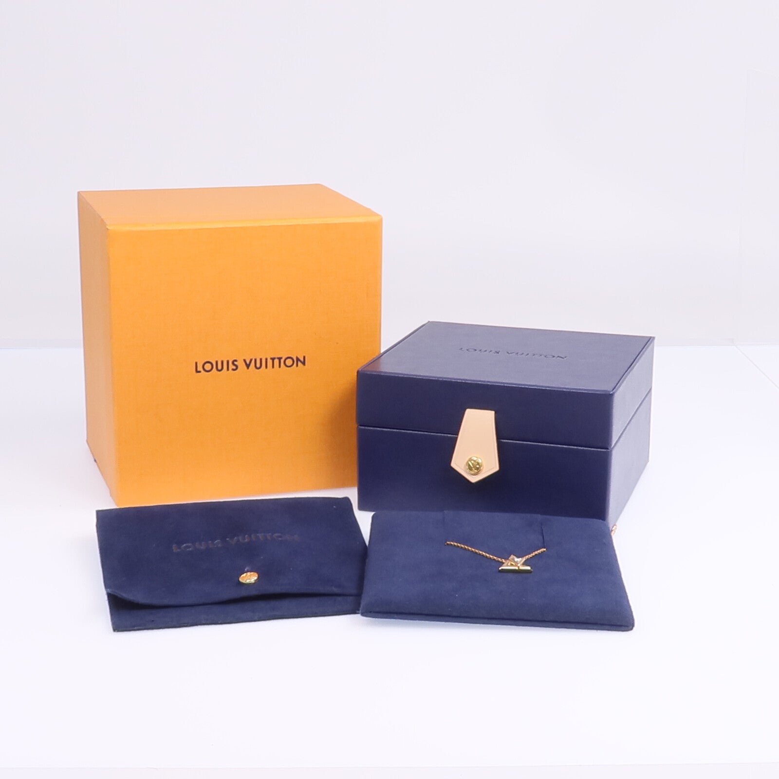 LOUIS VUITTON 【激減優惠】18K玫瑰金Volt One鑽石項鍊
