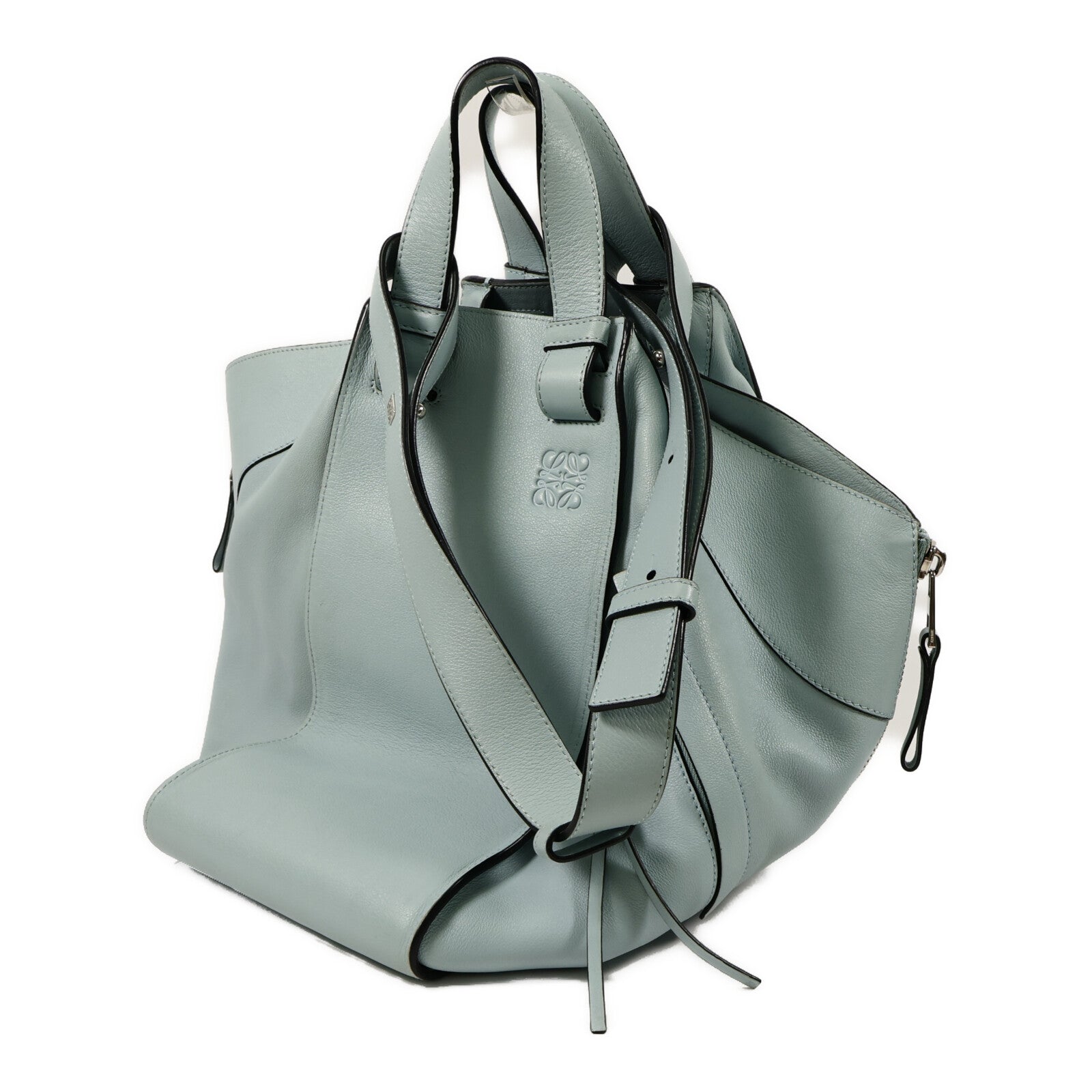 LOEWE 牛皮皮革Hammock Medium手挽肩背兩用袋