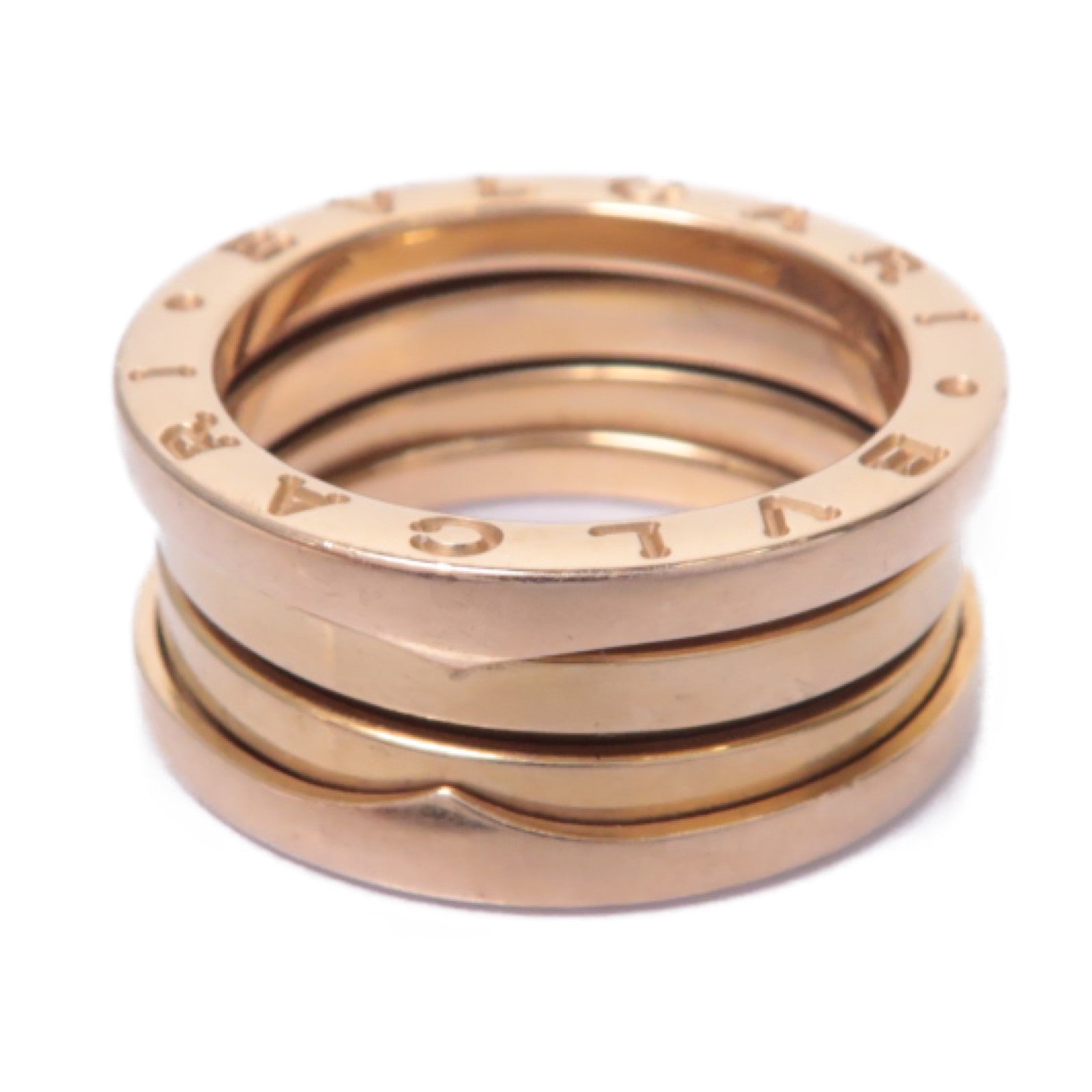 BVLGARI 【激減優惠】18K玫瑰金B.zero1戒指Bvlgari#52/US#6