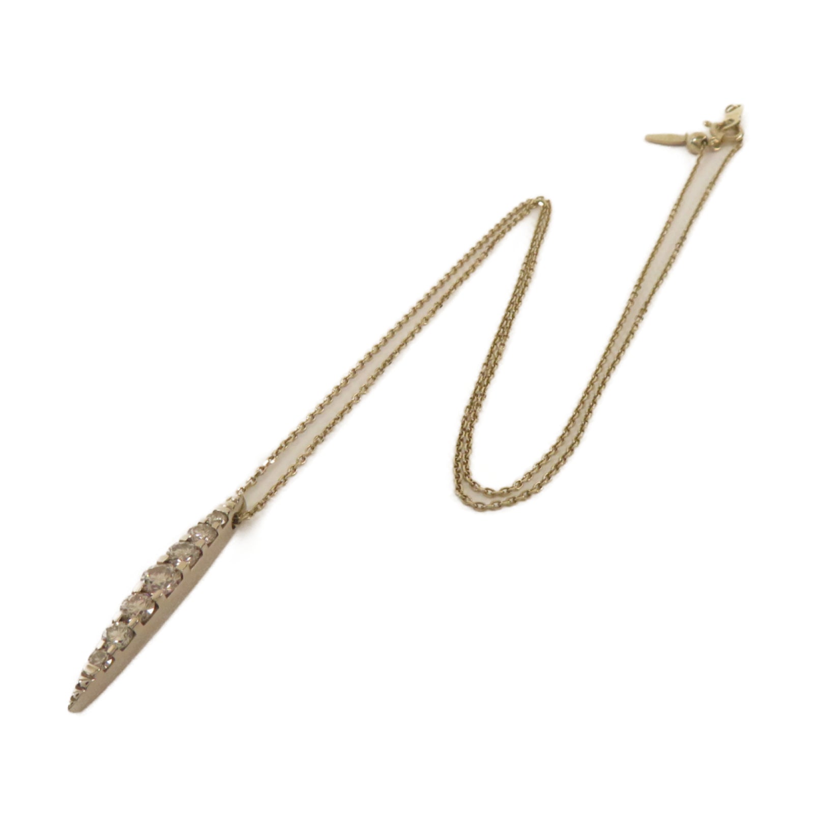 JEWELRY **【激減優惠】18K黃金Necklace 0.12ct鑽石項鏈
