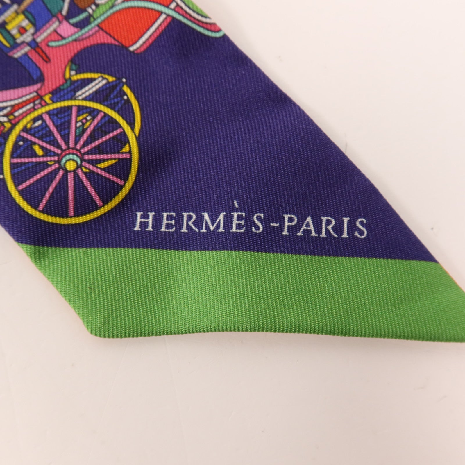 HERMES 絲質Twilly絲巾