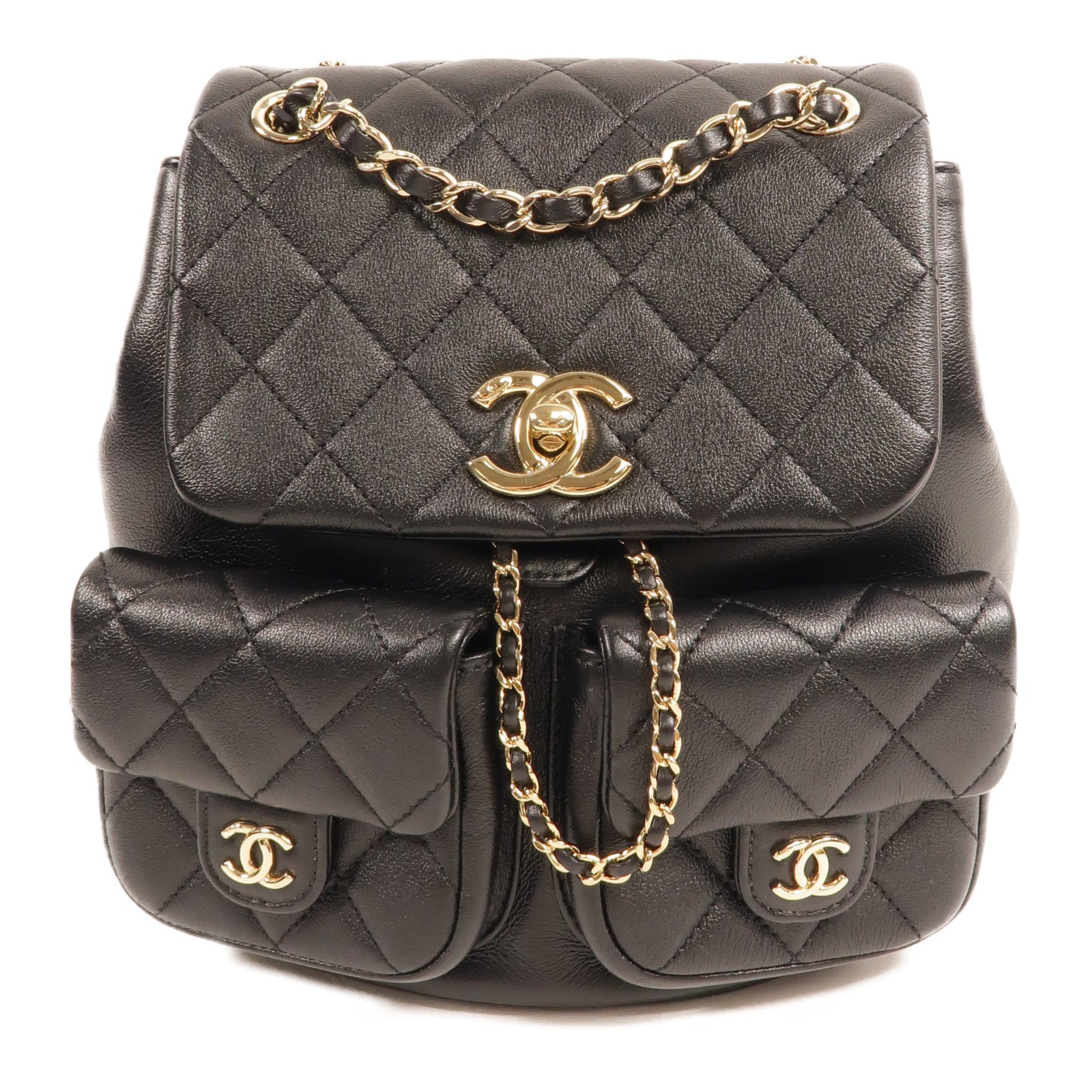 CHANEL 牛皮皮革Small Duma Backpack背包