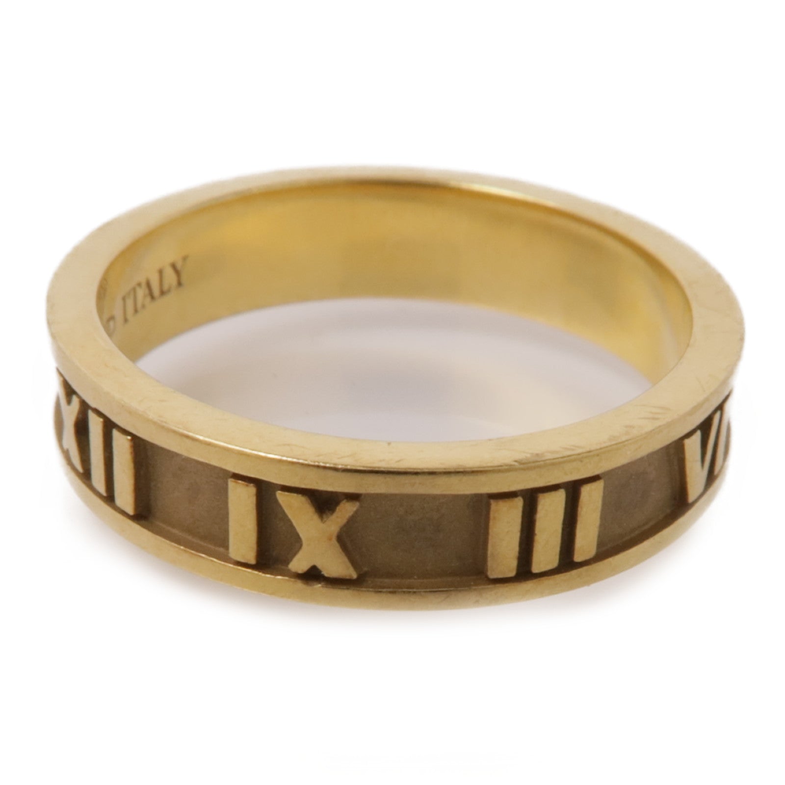 TIFFANY＆CO 【激減優惠】18K黃金Atlas Ring戒指US#5.5