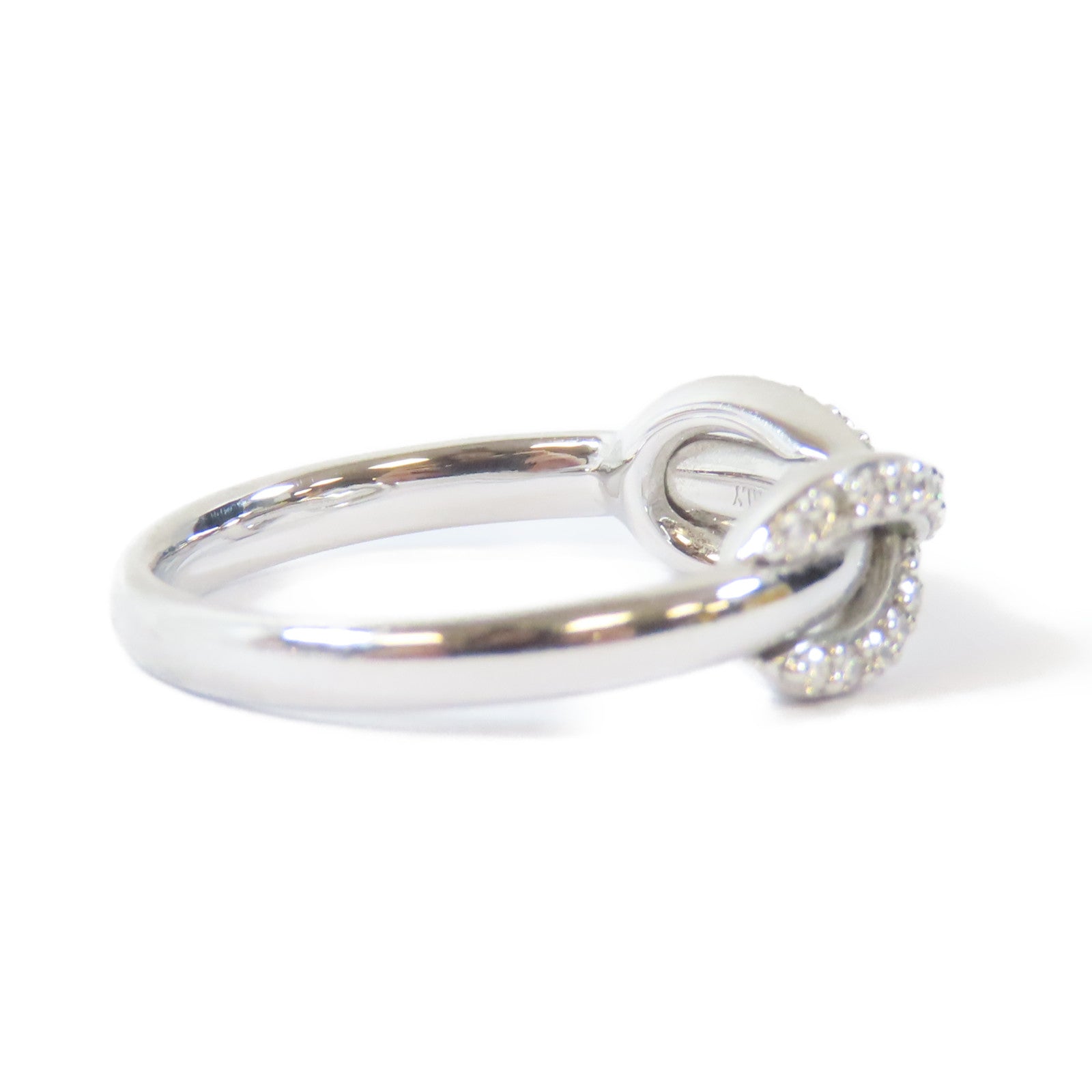 TIFFANY＆CO 【激減優惠】18K白金Infinity Diamond Ring戒指US#4.75