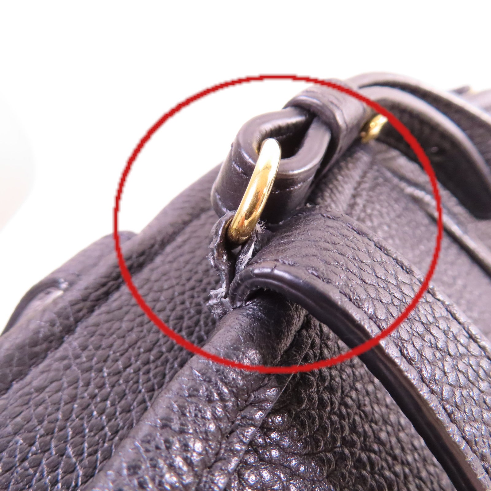 CELINE 牛皮皮革Tote Bag金扣手挽肩背兩用袋黑色