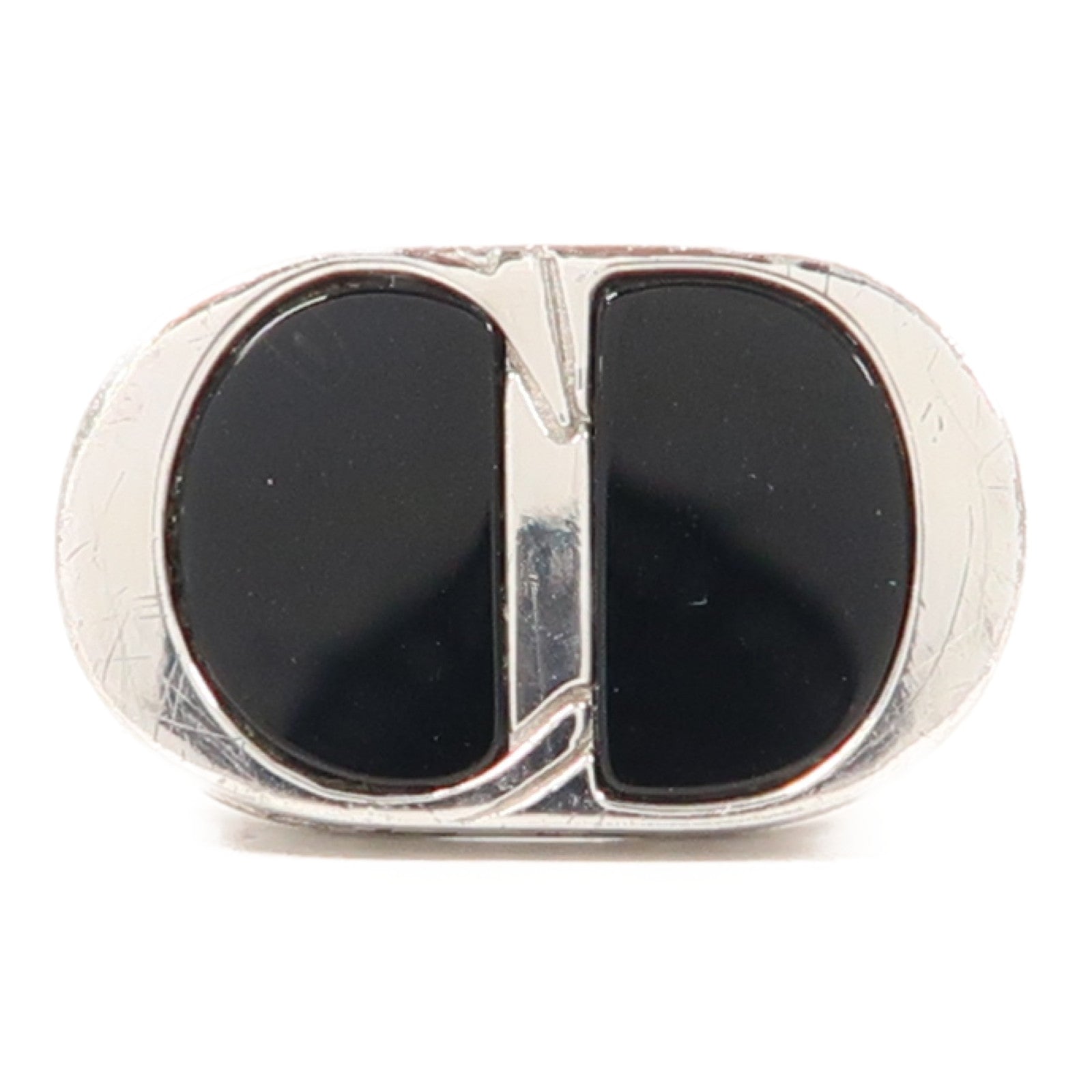 Dior 金屬Ring戒指US#9銀色/黑色