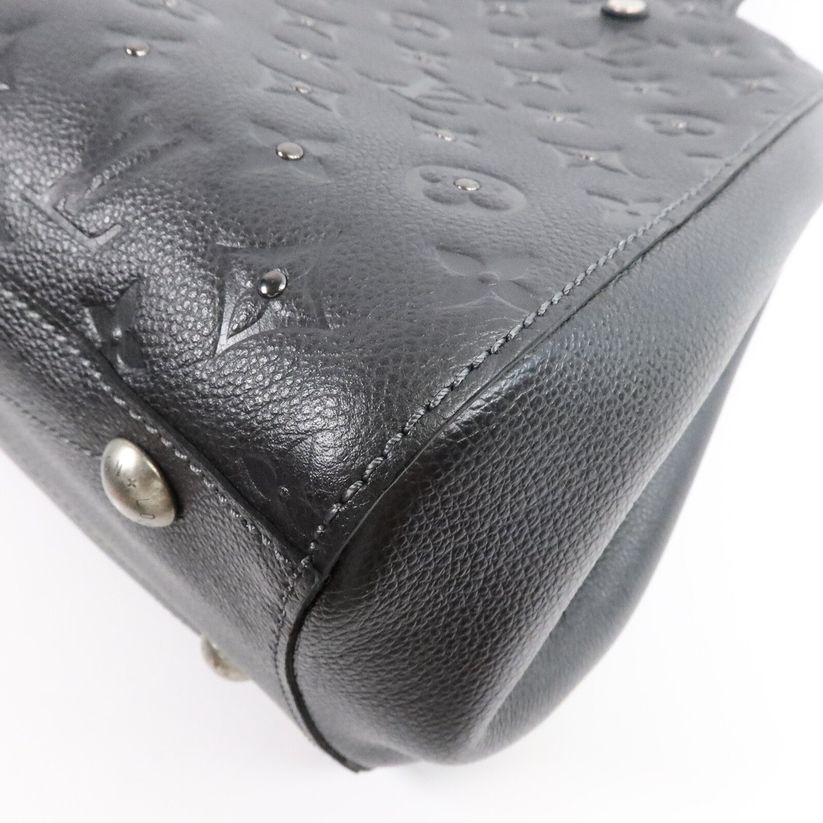 LOUIS VUITTON Monogram Empreinte Montaigne BB手挽肩背兩用袋