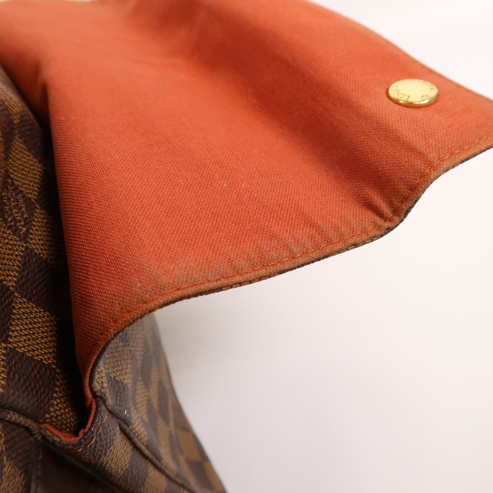 LOUIS VUITTON Damier Naviglio金扣肩背袋