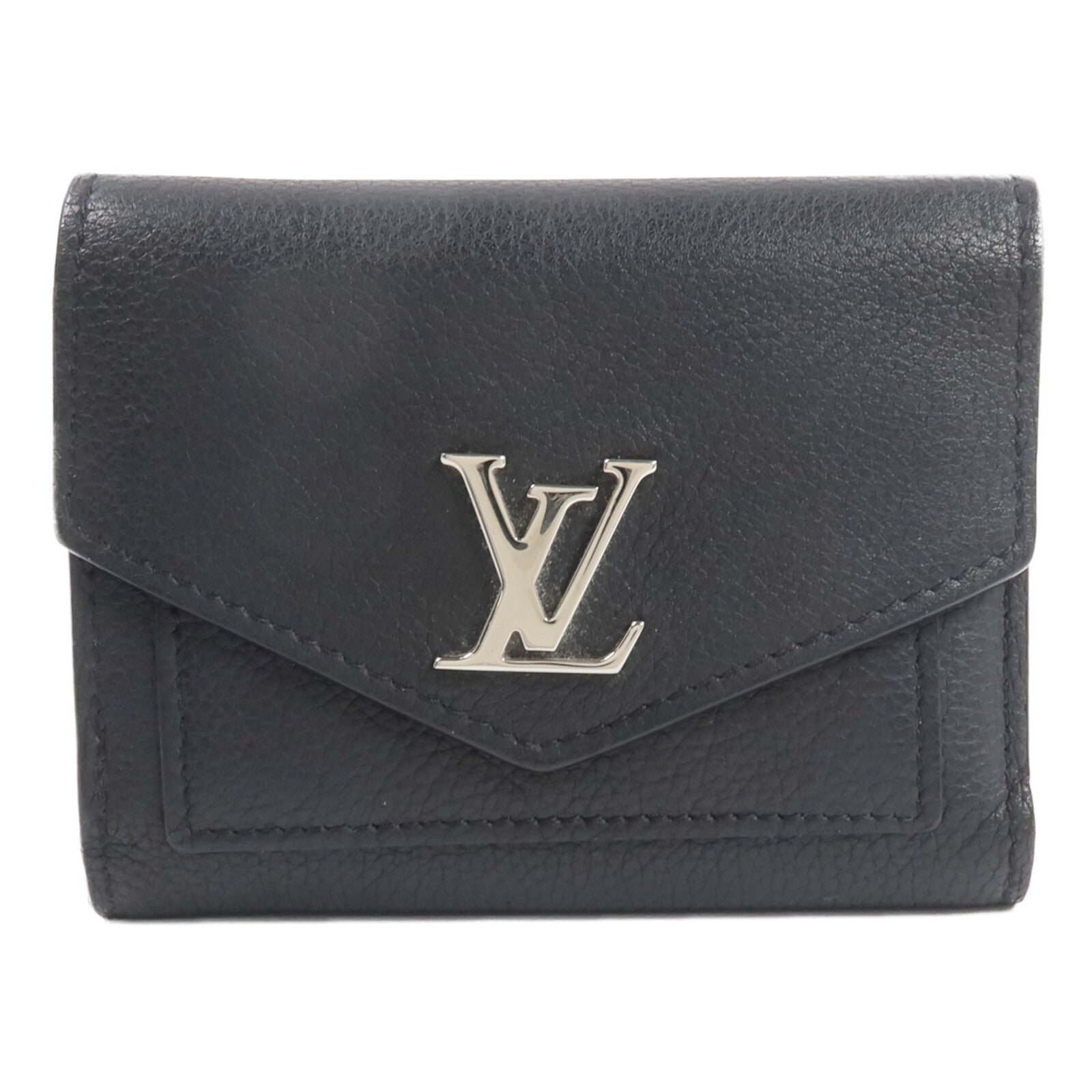 LOUIS VUITTON 牛皮皮革Mylockme Compact Wallet錢包
