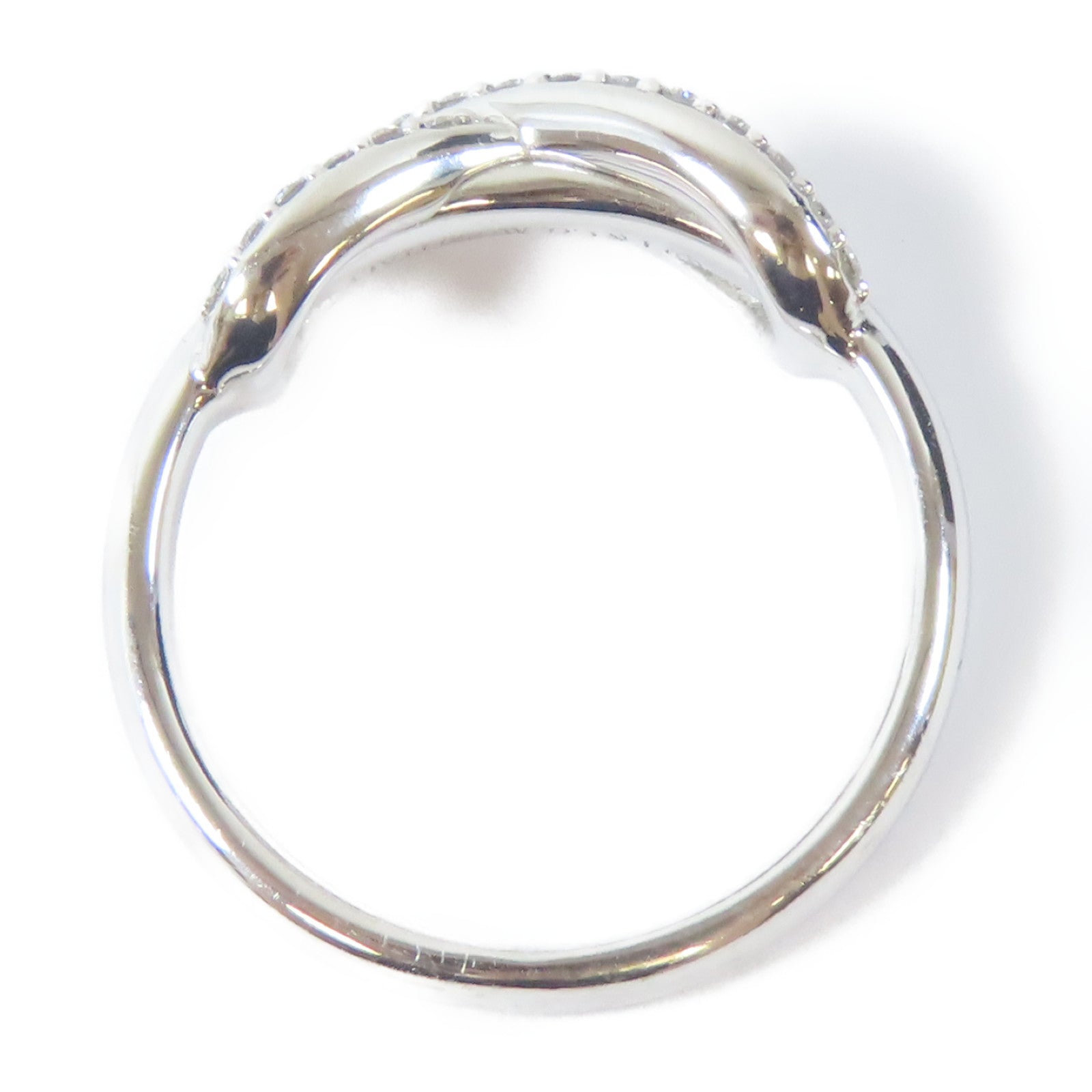 TIFFANY＆CO 【激減優惠】18K白金Infinity Diamond Ring戒指US#4.75