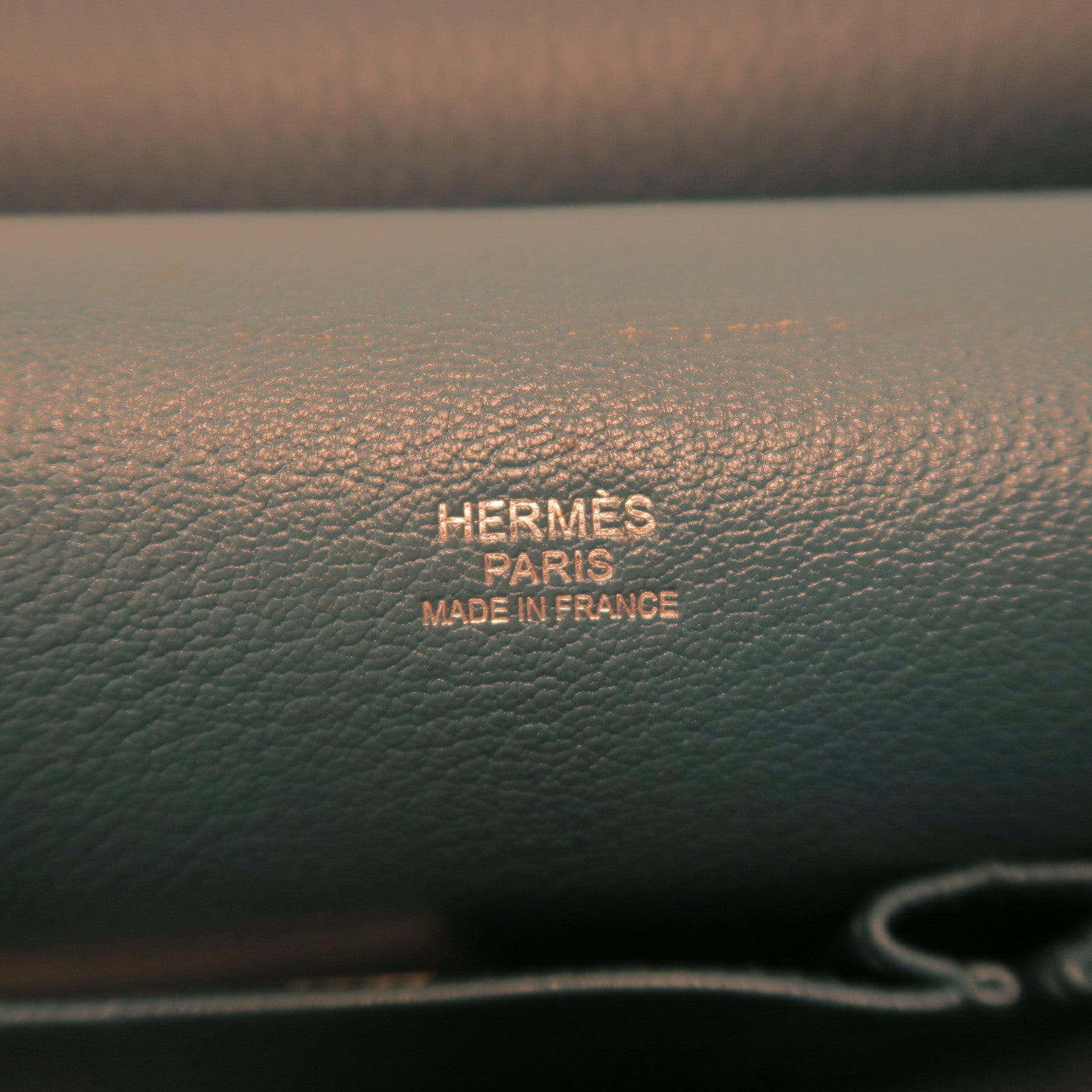 HERMES 【激減優惠】Clemence皮革Jypsiere 31銀扣肩背袋藍色