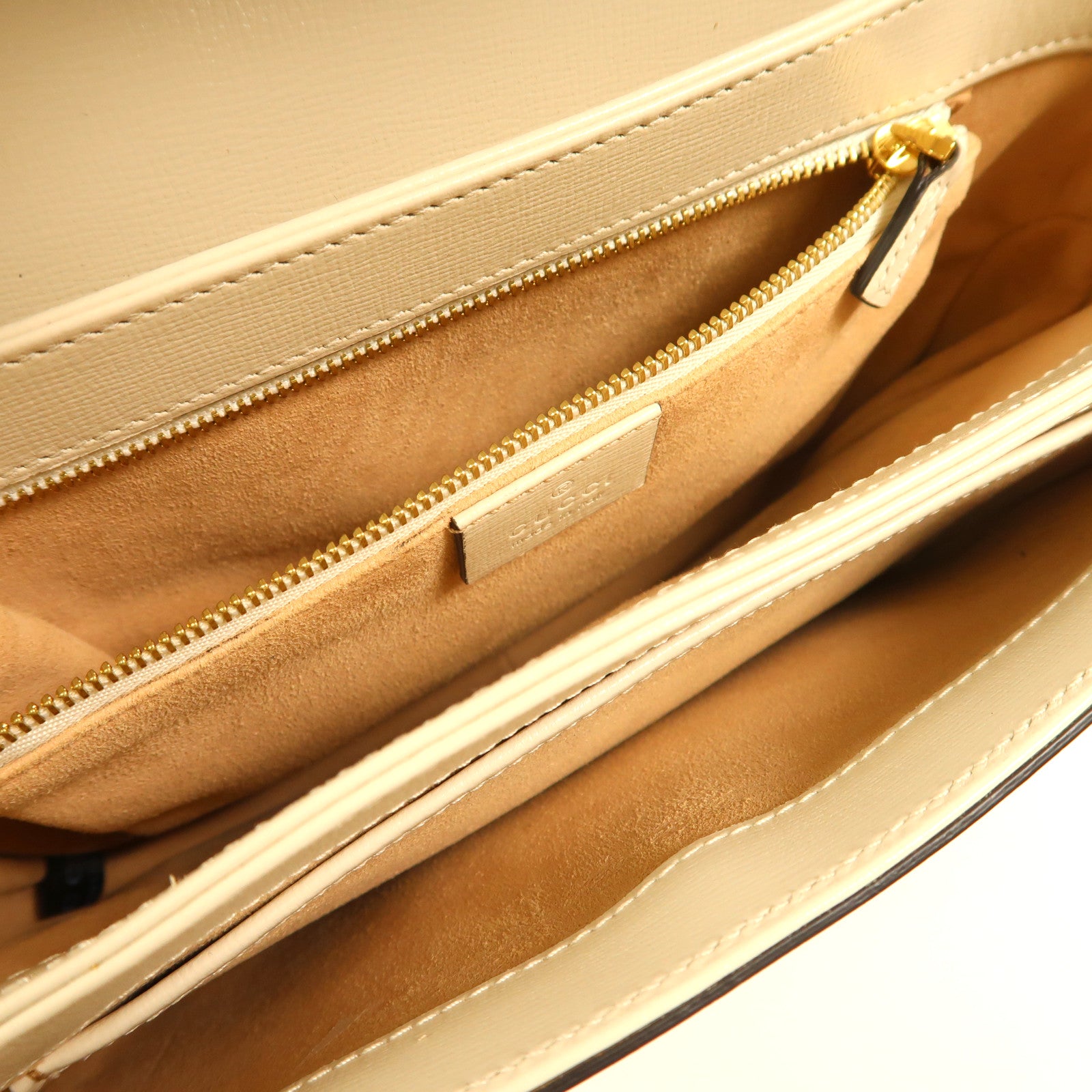 GUCCI 塗層帆布Horsebit 1955金扣肩背袋