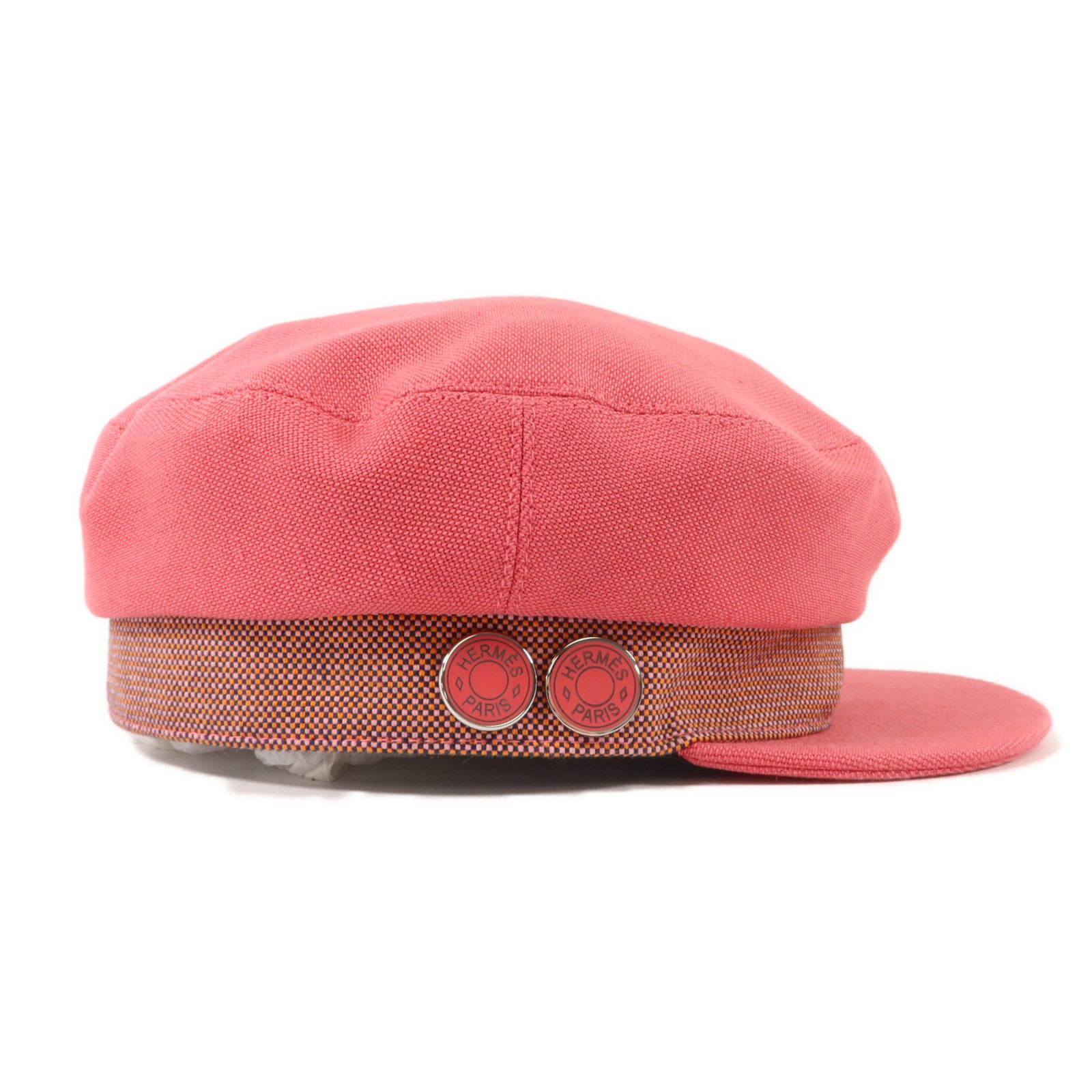 HERMES Chanvre/棉質Cavale Pop Cap帽子