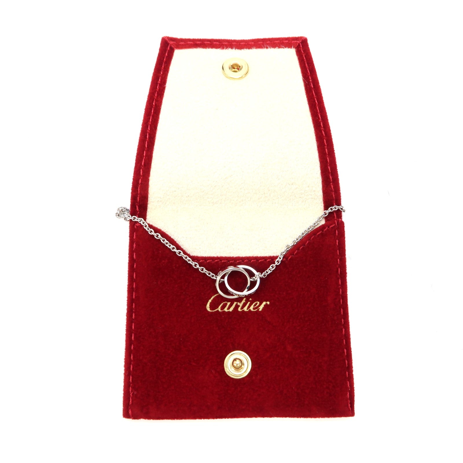 CARTIER 【激減優惠】18K白金Love Necklace項鍊