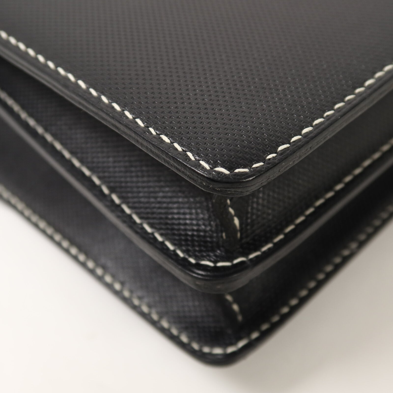 HERMES Grain d'H皮革Roulis 23肩背袋Noir