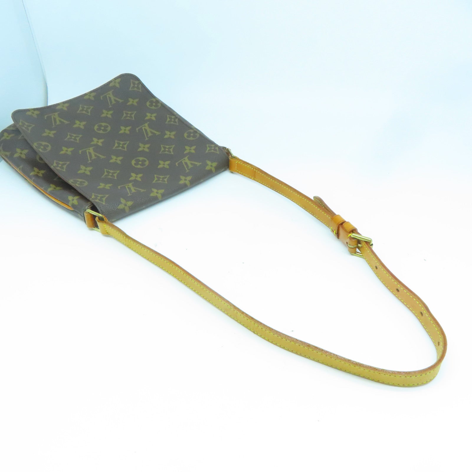 LOUIS VUITTON 【清倉大減價】Monogram Musette Salsa金扣肩背袋啡色