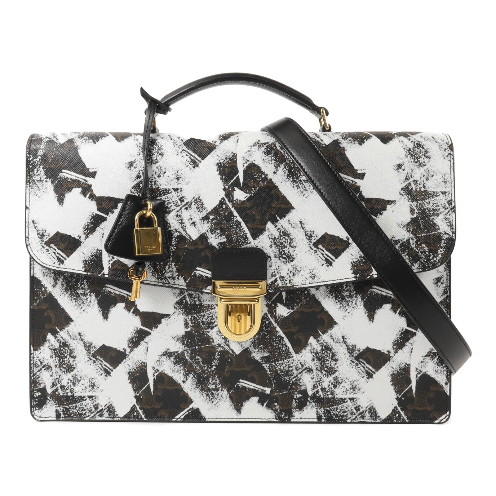 CELINE 牛皮皮革Cartable Briefcase手挽肩背兩用袋
