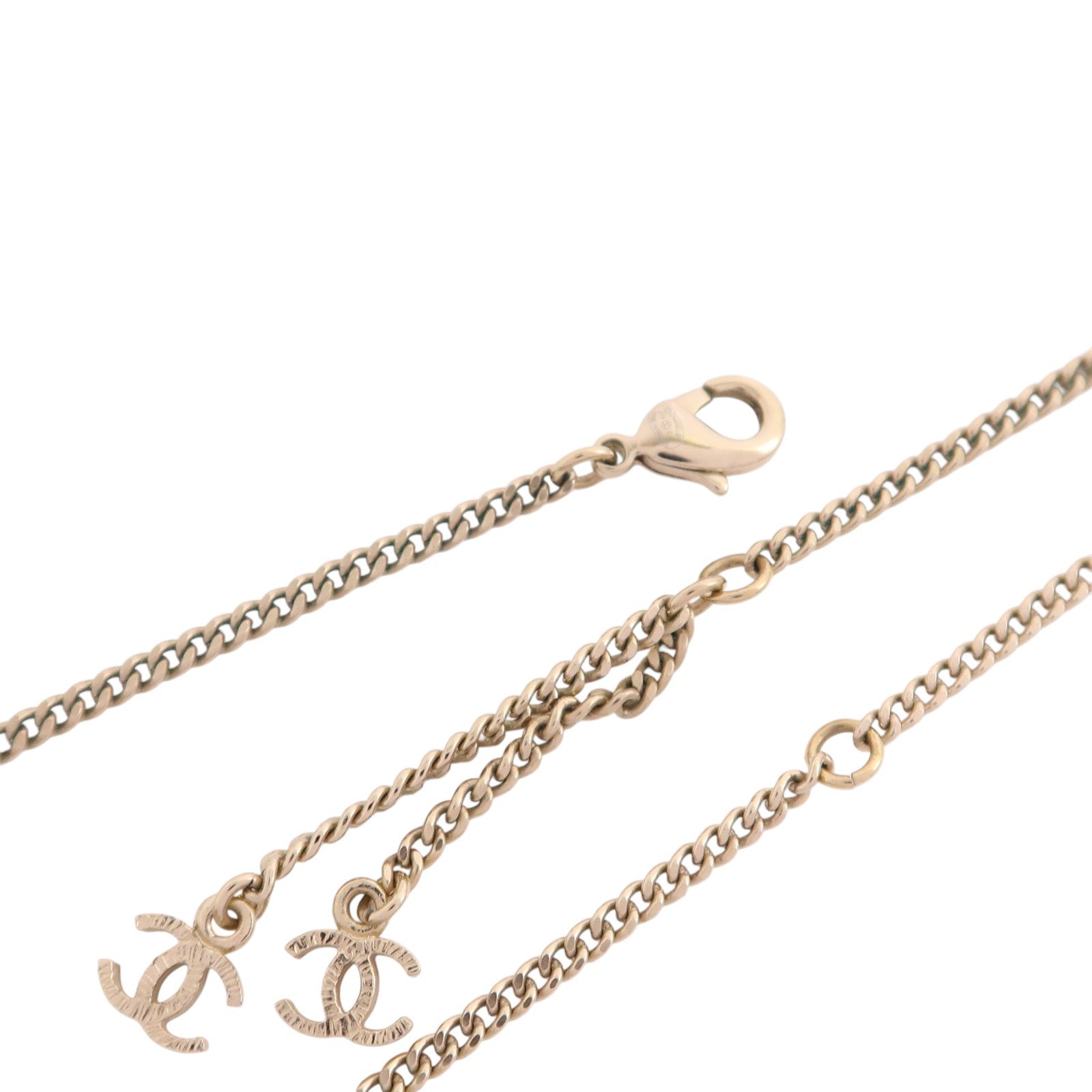 CHANEL 【激減優惠】金屬/仿珍珠/水鑽Necklace金扣項鏈
