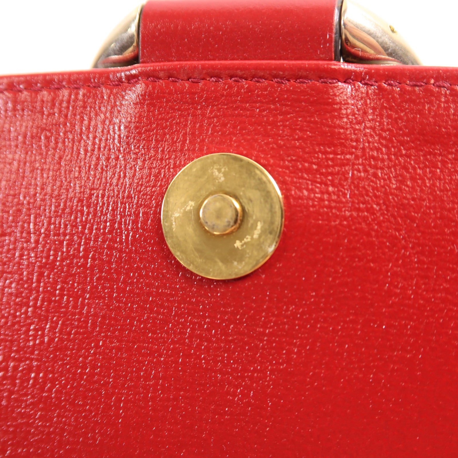 GUCCI 【激減優惠】牛皮皮革Shoulder Bag金扣肩背袋