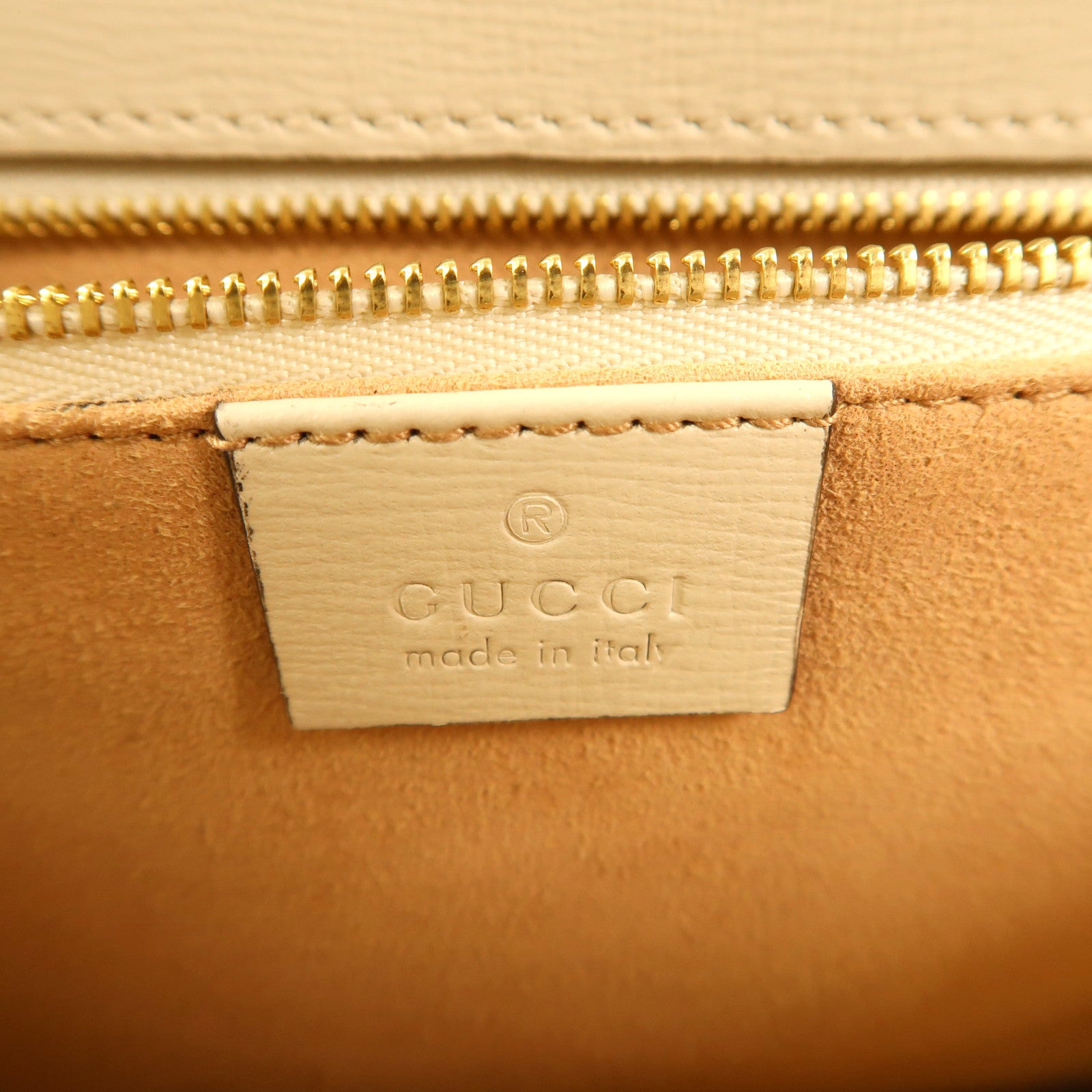 GUCCI 塗層帆布Horsebit 1955金扣肩背袋