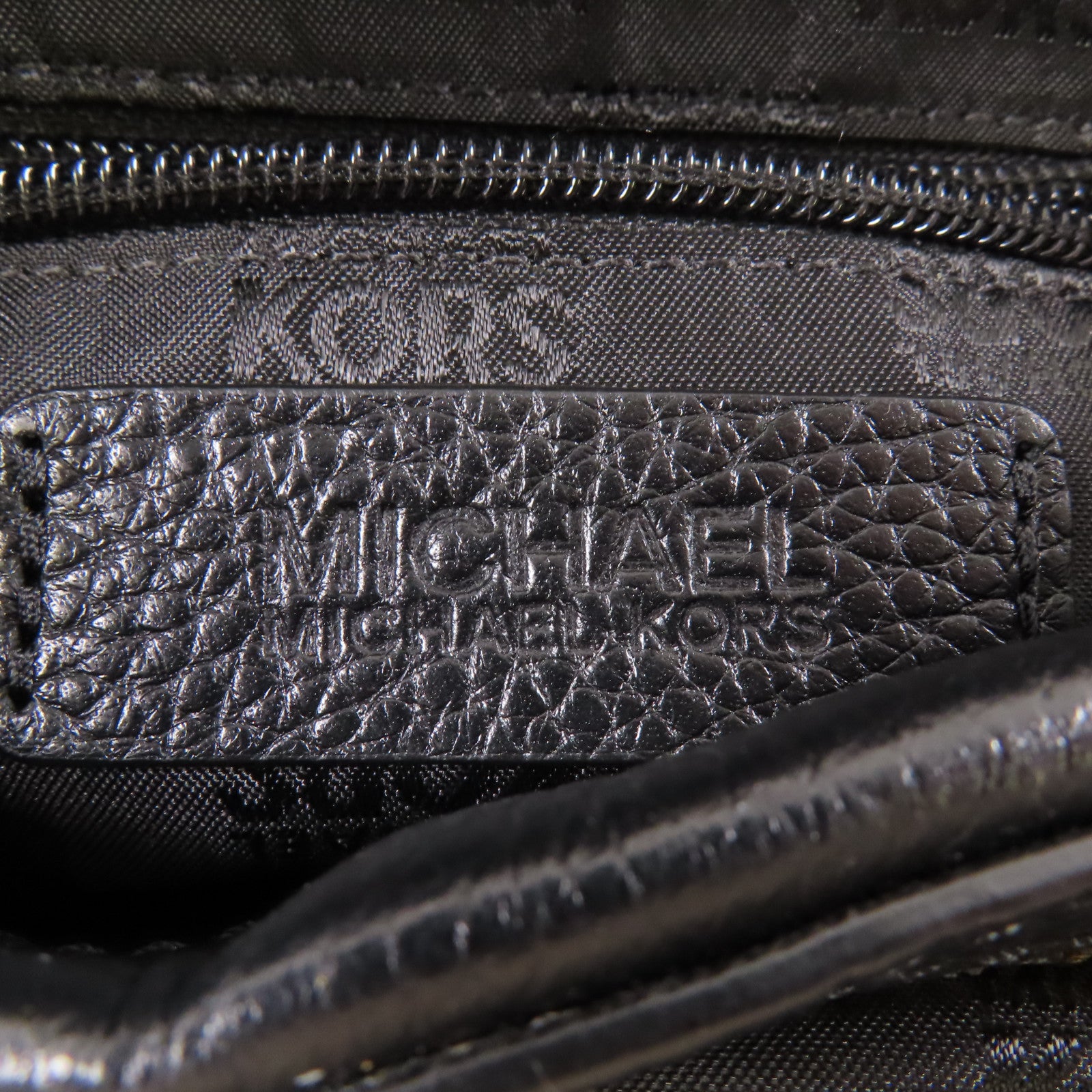 Michael Kors 牛皮皮革Chain Shoulder金扣鏈帶肩背袋