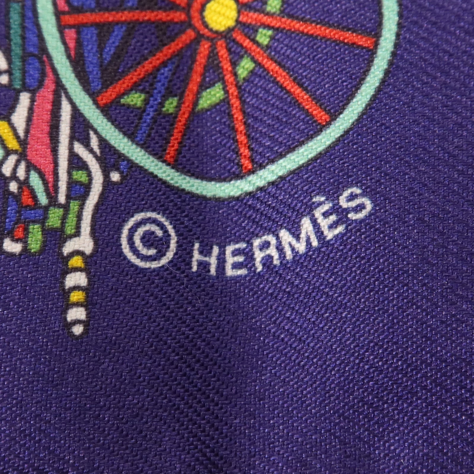 HERMES 絲質Twilly絲巾