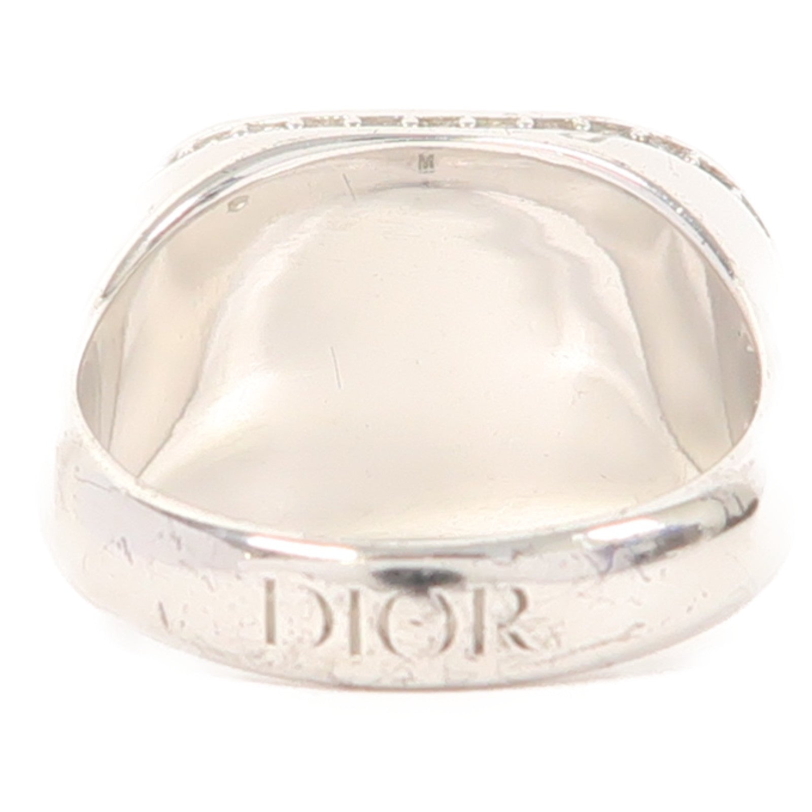 Dior 金屬Ring戒指US#9銀色/黑色