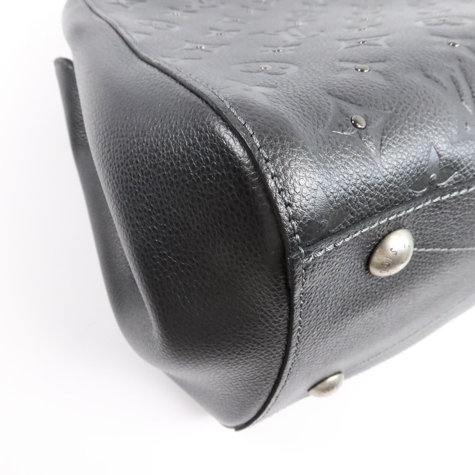 LOUIS VUITTON Monogram Empreinte Montaigne BB手挽肩背兩用袋