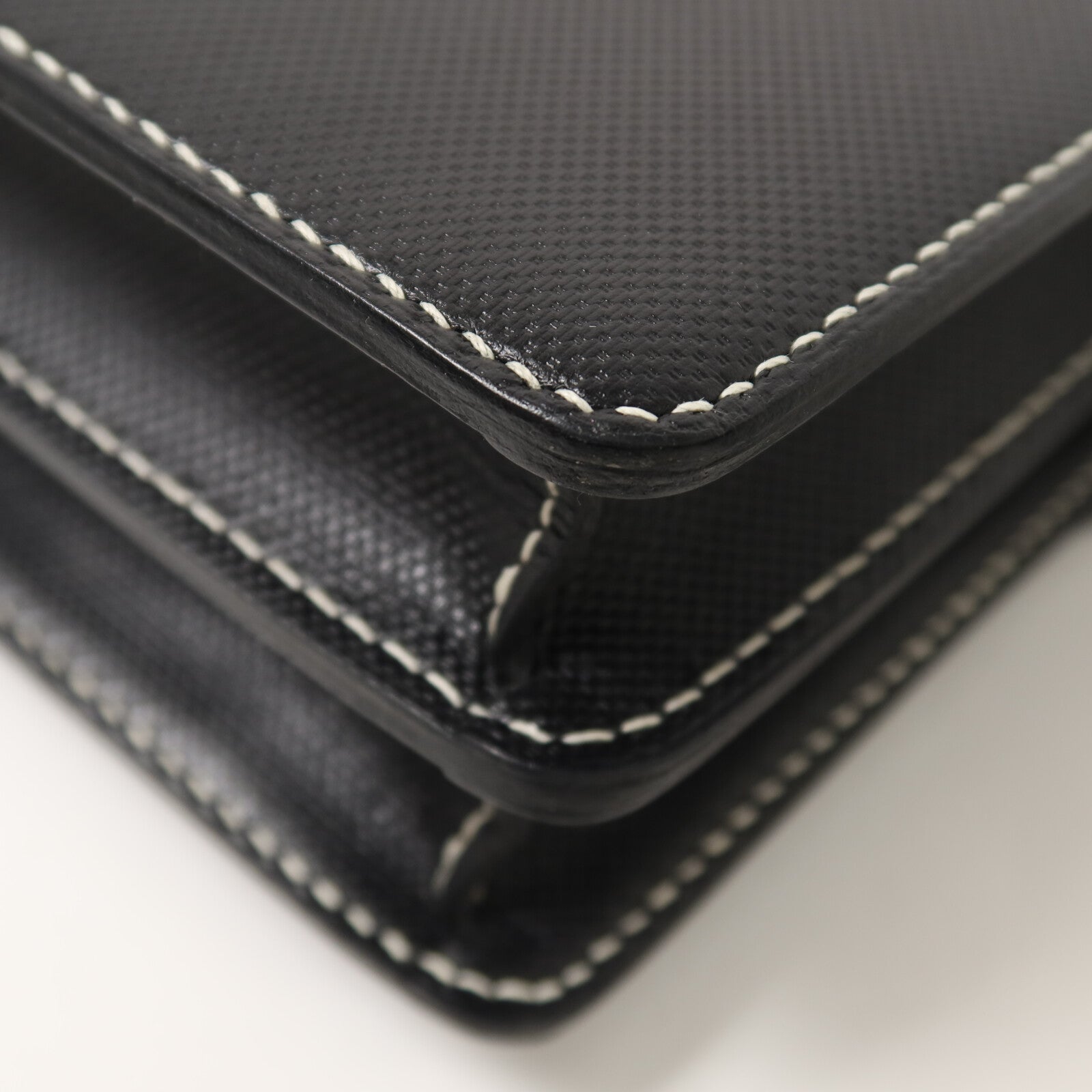 HERMES Grain d'H皮革Roulis 23肩背袋Noir