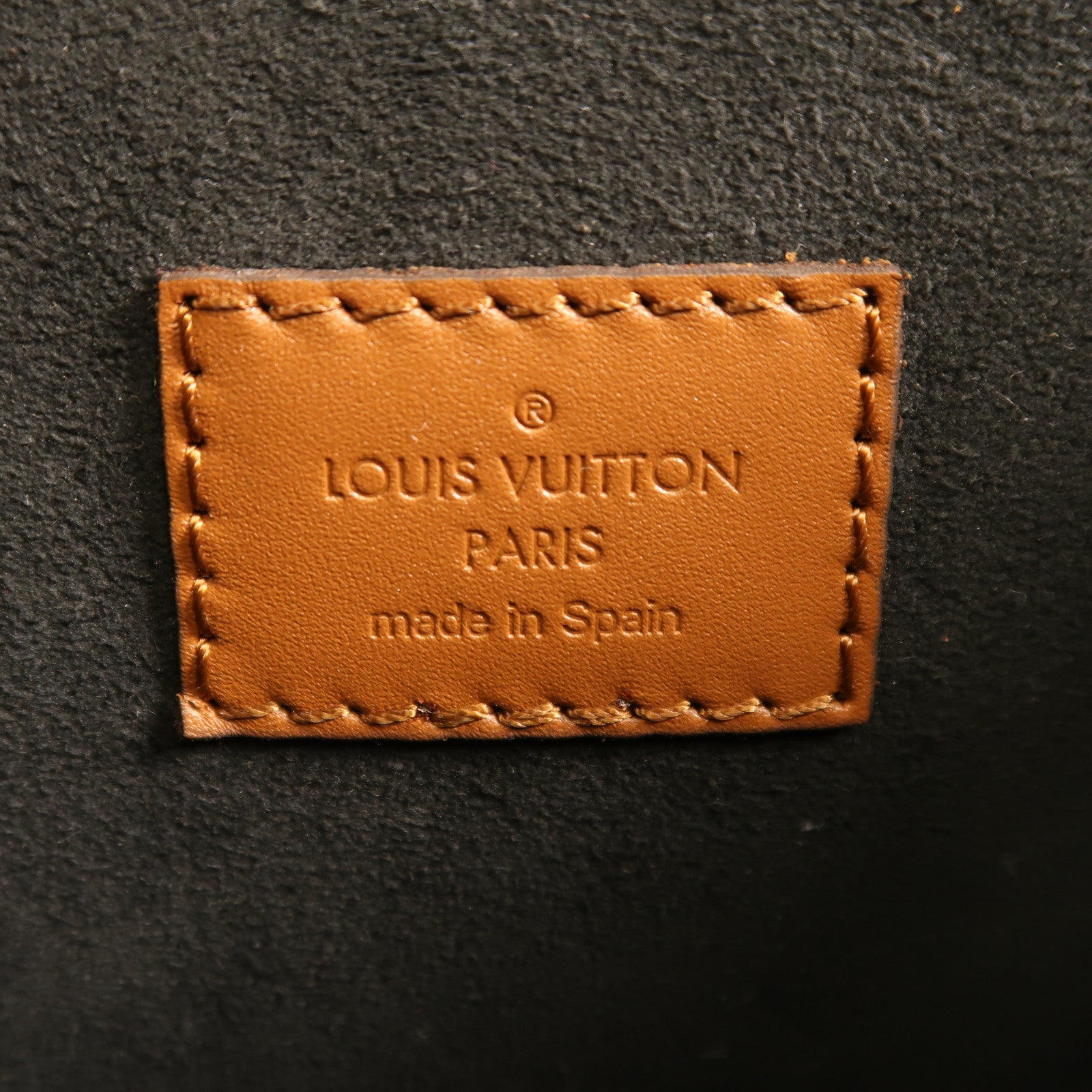 LOUIS VUITTON Monogram/Monogram Reverse Dauphine MM金扣手挽肩背兩用袋棕色