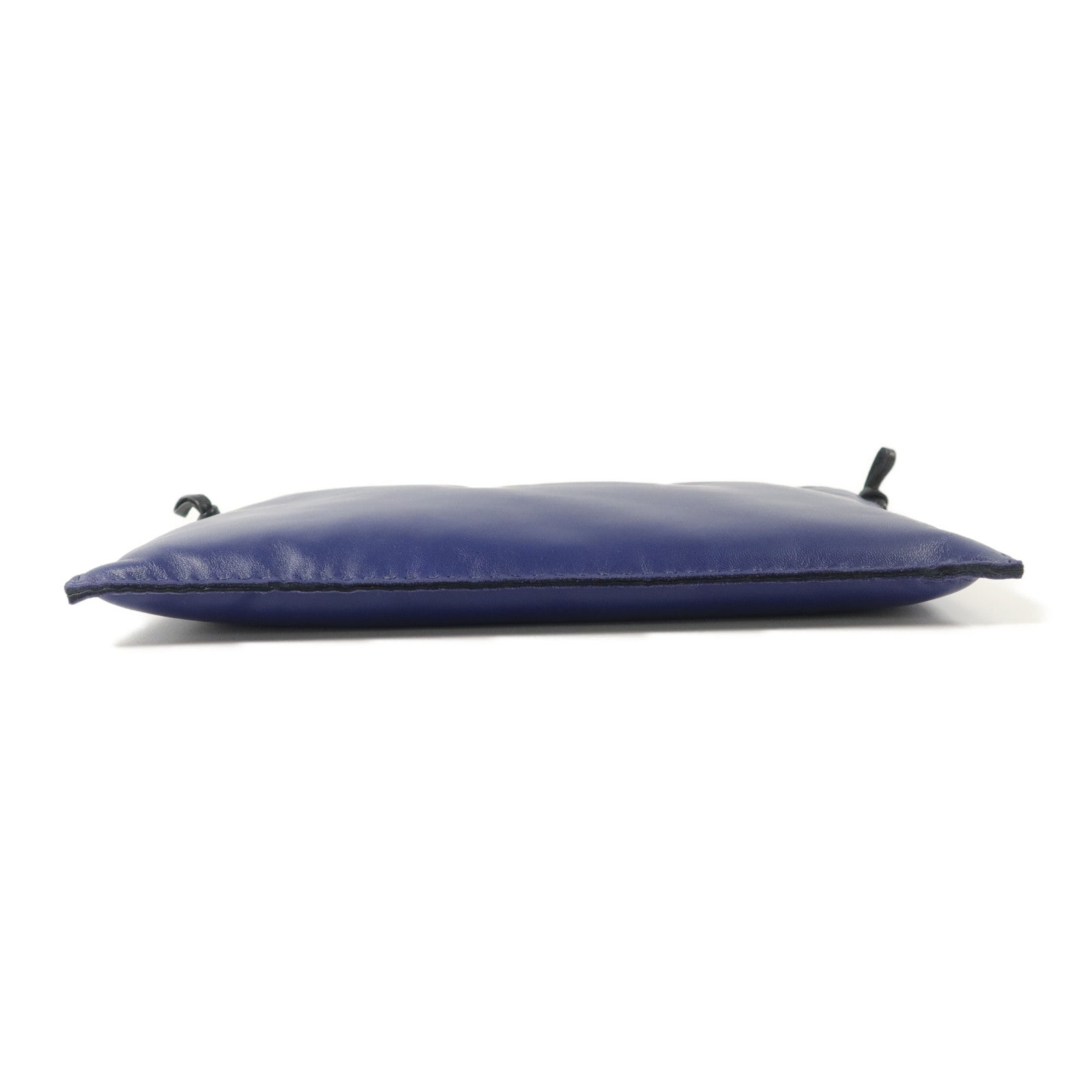 HERMES Milo/Swift皮革Pilo Pouch手拿包Bleu Encre