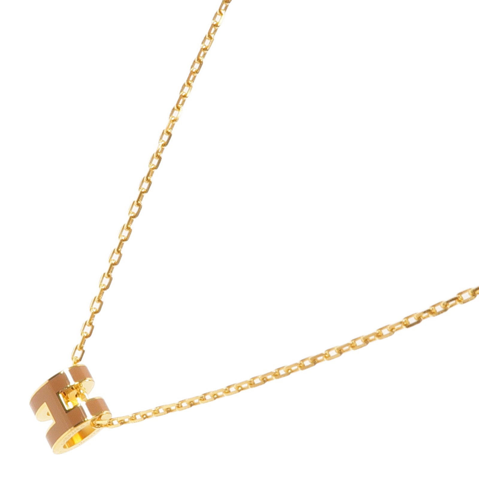 HERMES 金屬Mini Pop H項鍊