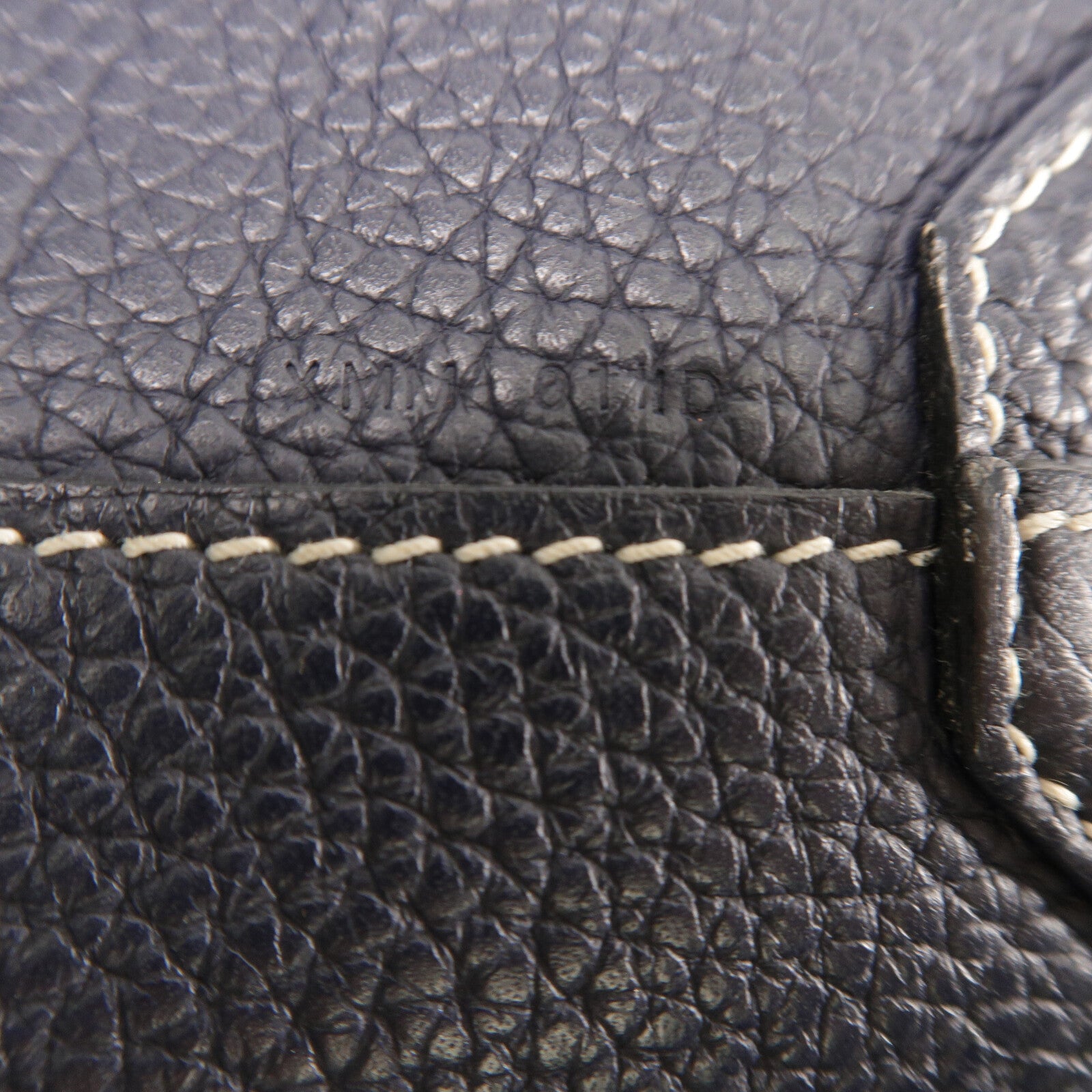 HERMES Clemence皮革Double Sens 36手挽袋 Bleu Nuit/Vert Vertigo
