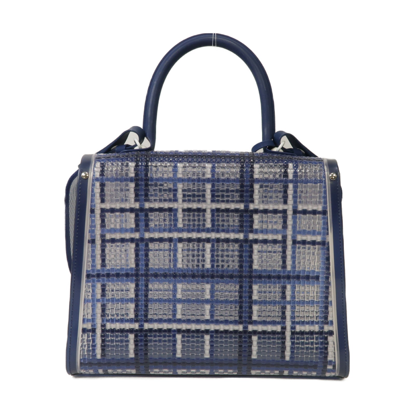 SELECTION 【激減優惠】PVC Brillant MM 2 Way Shoulder Bag手挽肩背兩用袋藍色