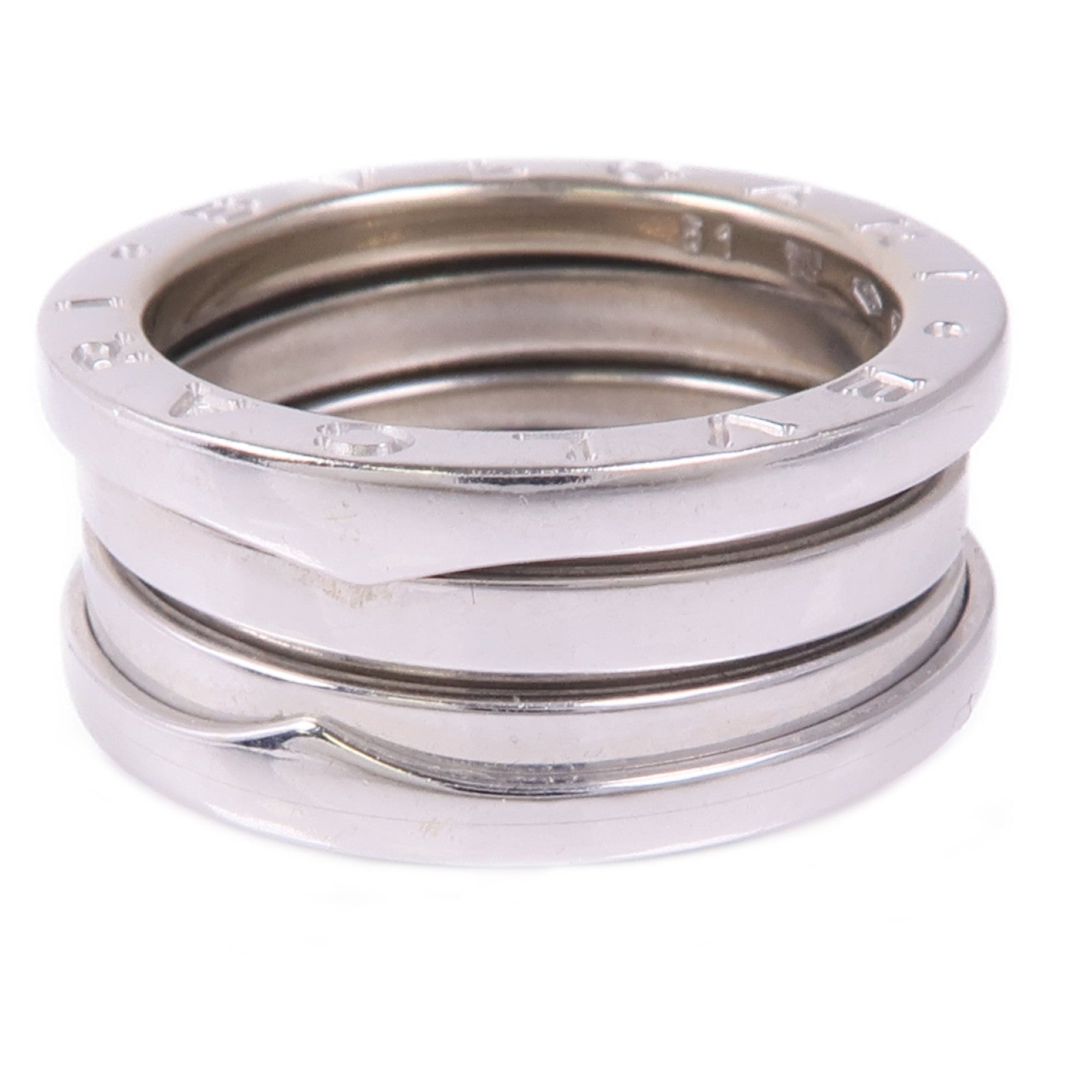 BVLGARI 18K白金B-zero1 Ring戒指BLV#51/US#5.5